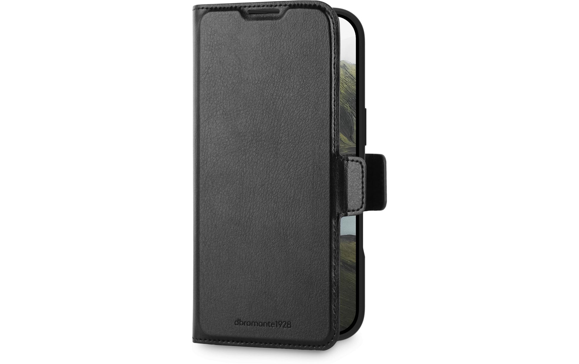 dbramante1928 Oslo Pro Wallethülle – für Apple iPhone 17 Air, MagSafe, 3 Kartenfächer, PU, Schwarz