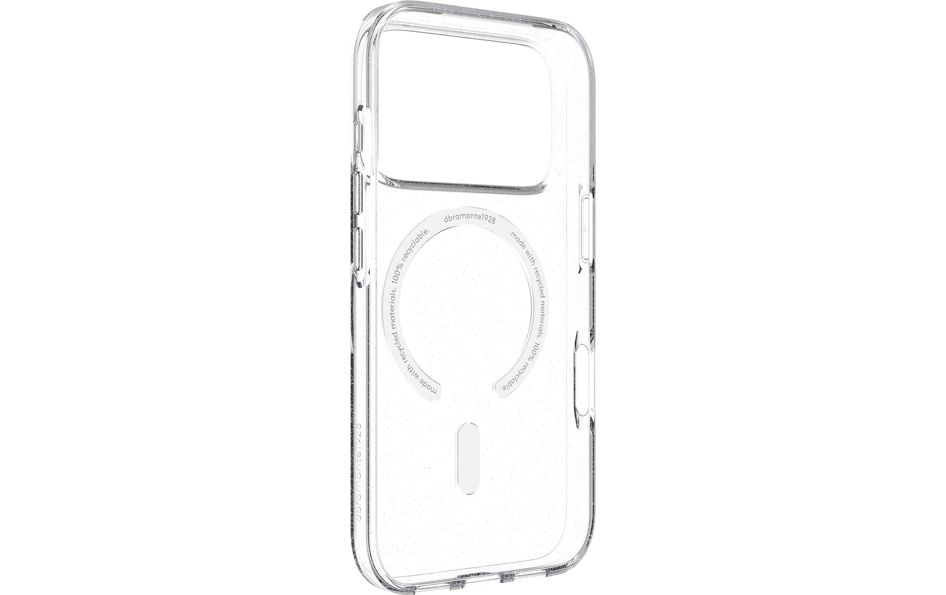 dbramante1928 Greenland Pro MS Backcover – für Apple iPhone 17 Pro, mit Zusatzfach, kabelloses Laden