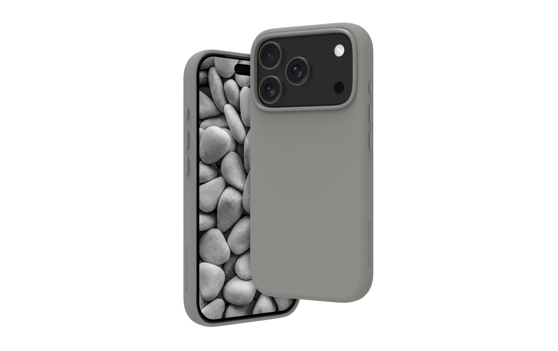 dbramante1928 Roskilde MS ICON Backcover – für Apple iPhone 17 Pro, MagSafe, Kunststoff, Grau