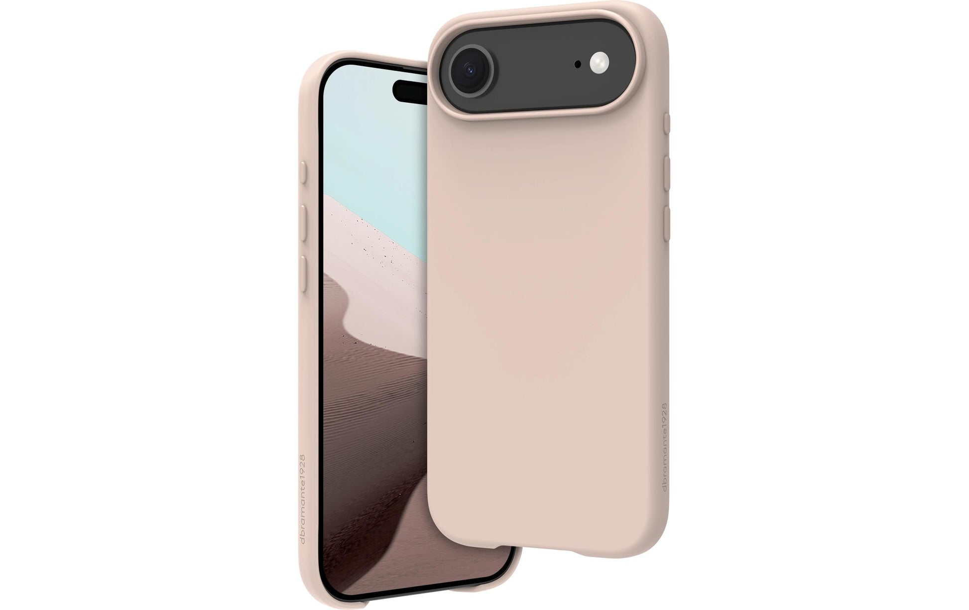 dbramante1928 Roskilde MS ICON Backcover – für Apple iPhone 17 Air, MagSafe, Kunststoff, Pink Sand