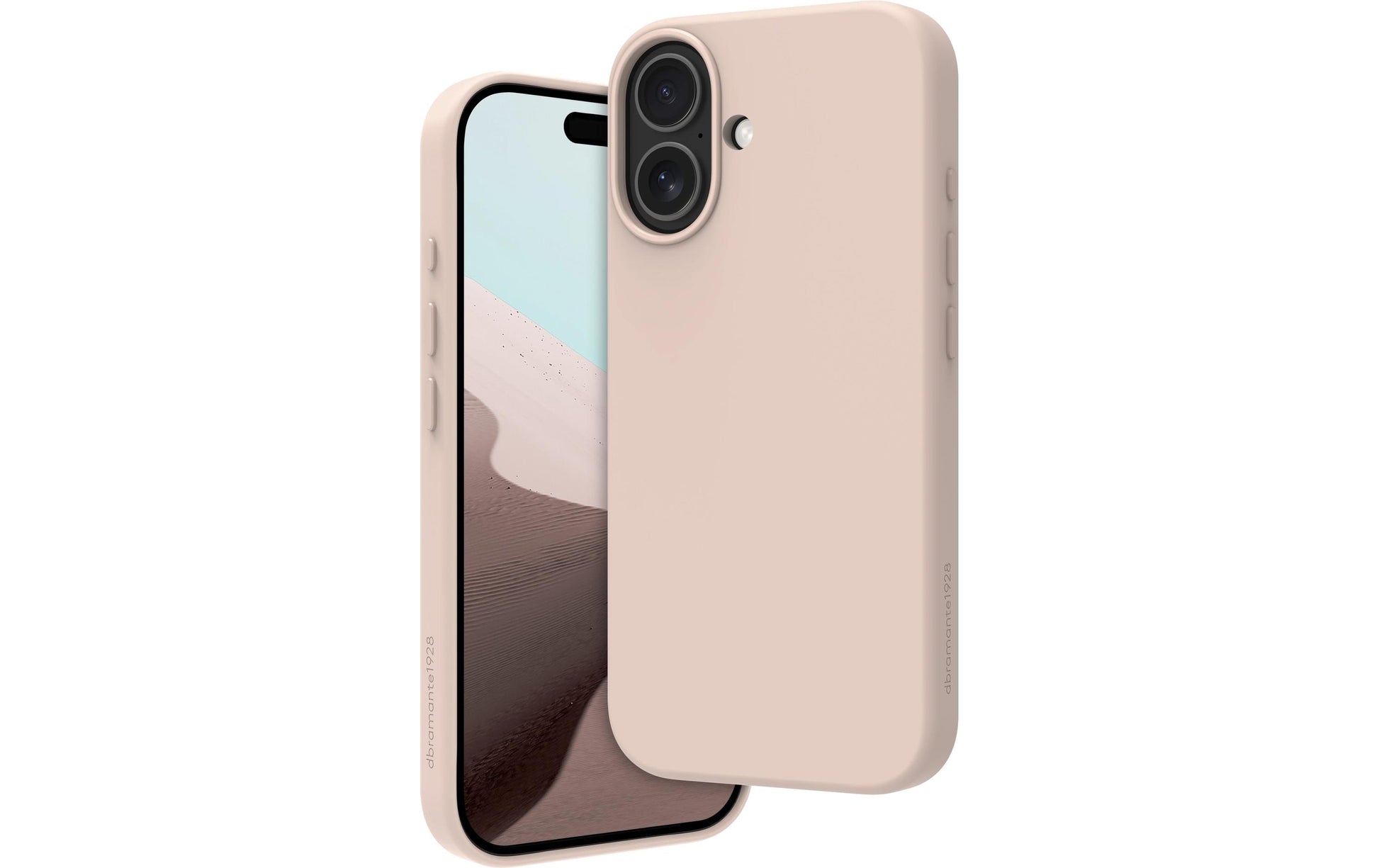 dbramante1928 Roskilde MS ICON Backcover – für Apple iPhone 17, MagSafe, Kunststoff, Pink Sand