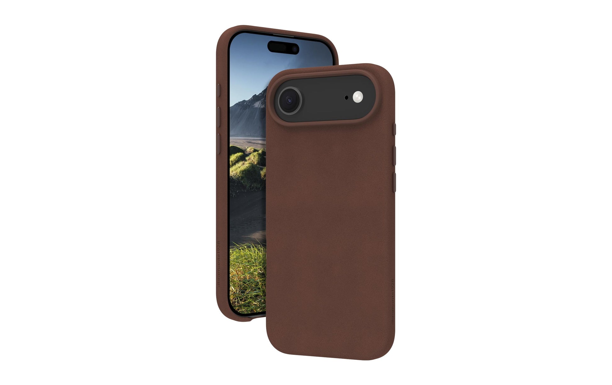 dbramante1928 Roskilde MS Backcover – für Apple iPhone 17 Air, MagSafe, Leder, Beige, kratzresistent