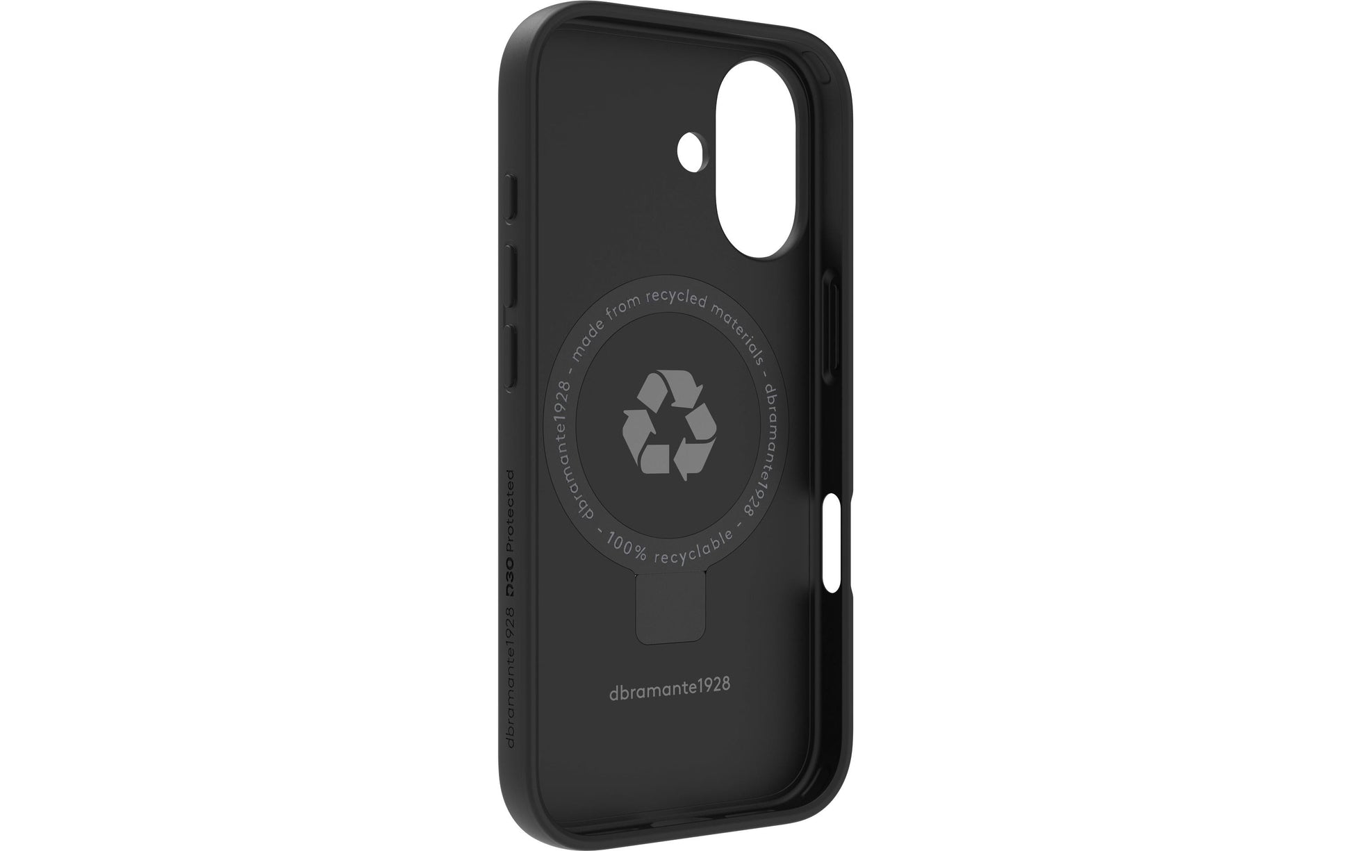 dbramante1928 Backcover – für Apple iPhone 17, MagSafe, Kunststoff, Schwarz, bis 4 m Sturzsicher