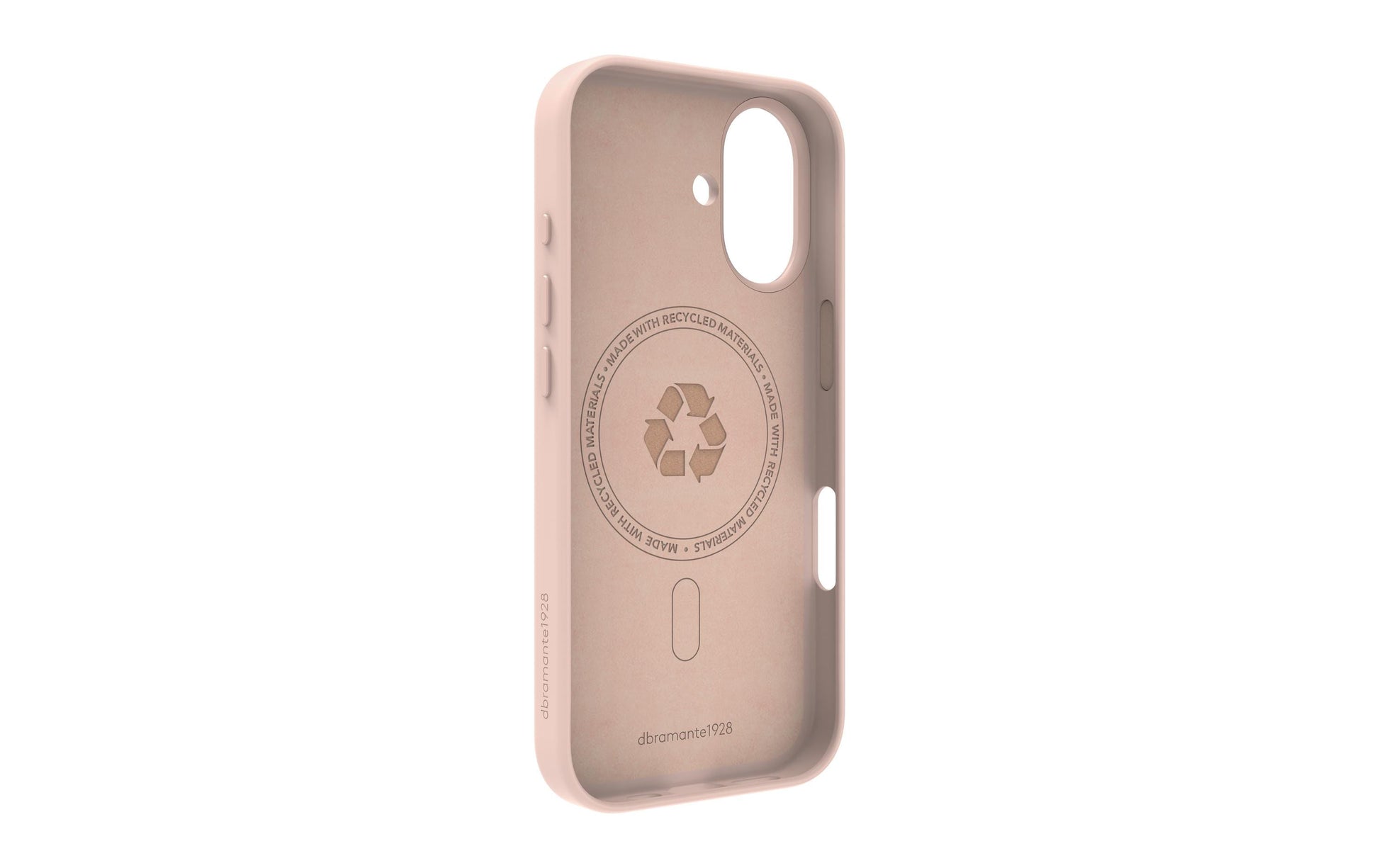dbramante1928 Roskilde MS Kick ICON Backcover – für Apple iPhone 17, Pink Sand, bis 1,2 m sturzsicher