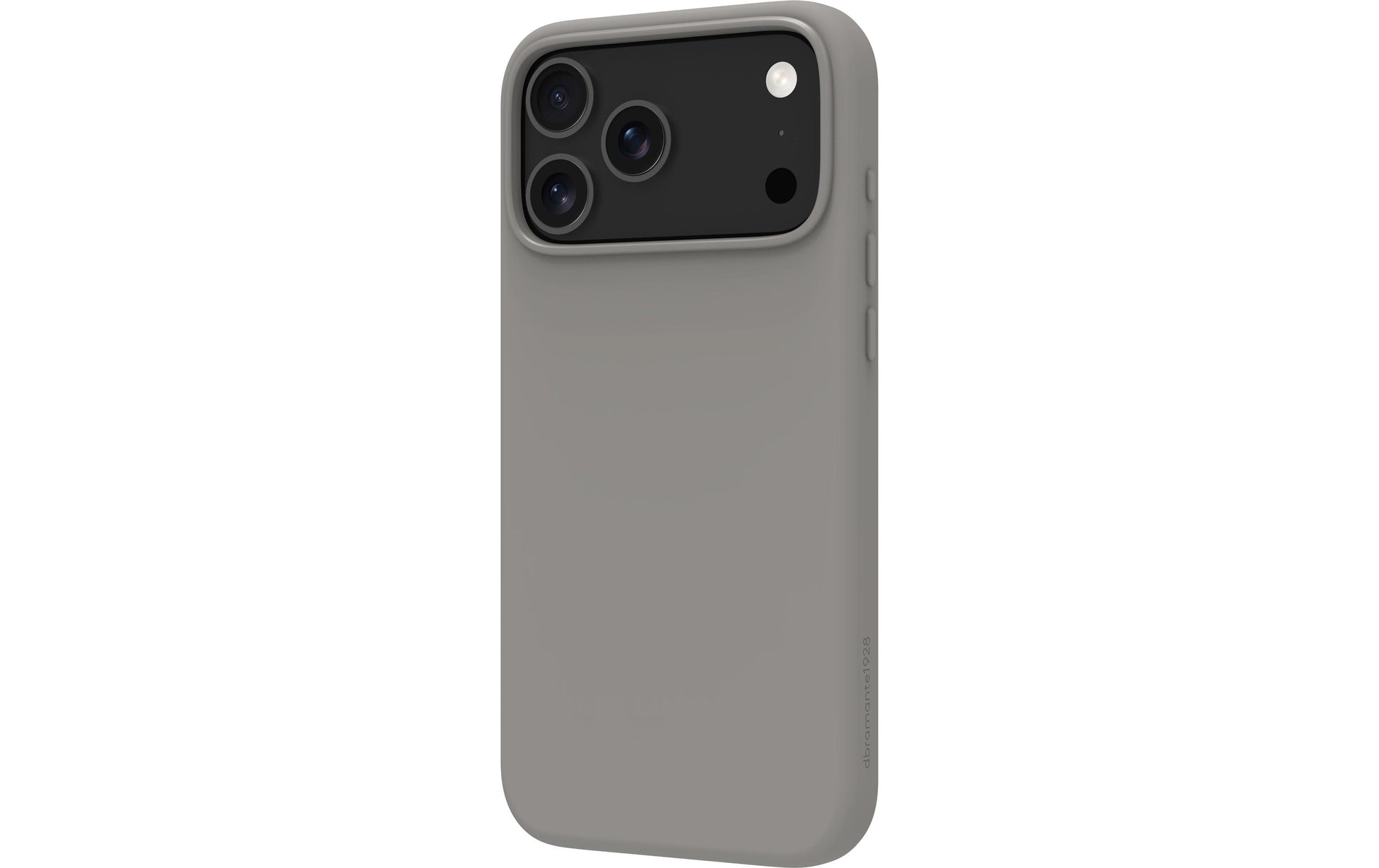 dbramante1928 Roskilde MS ICON Backcover – für Apple iPhone 17 Pro Max, MagSafe, Kunststoff, Grau, River Stone