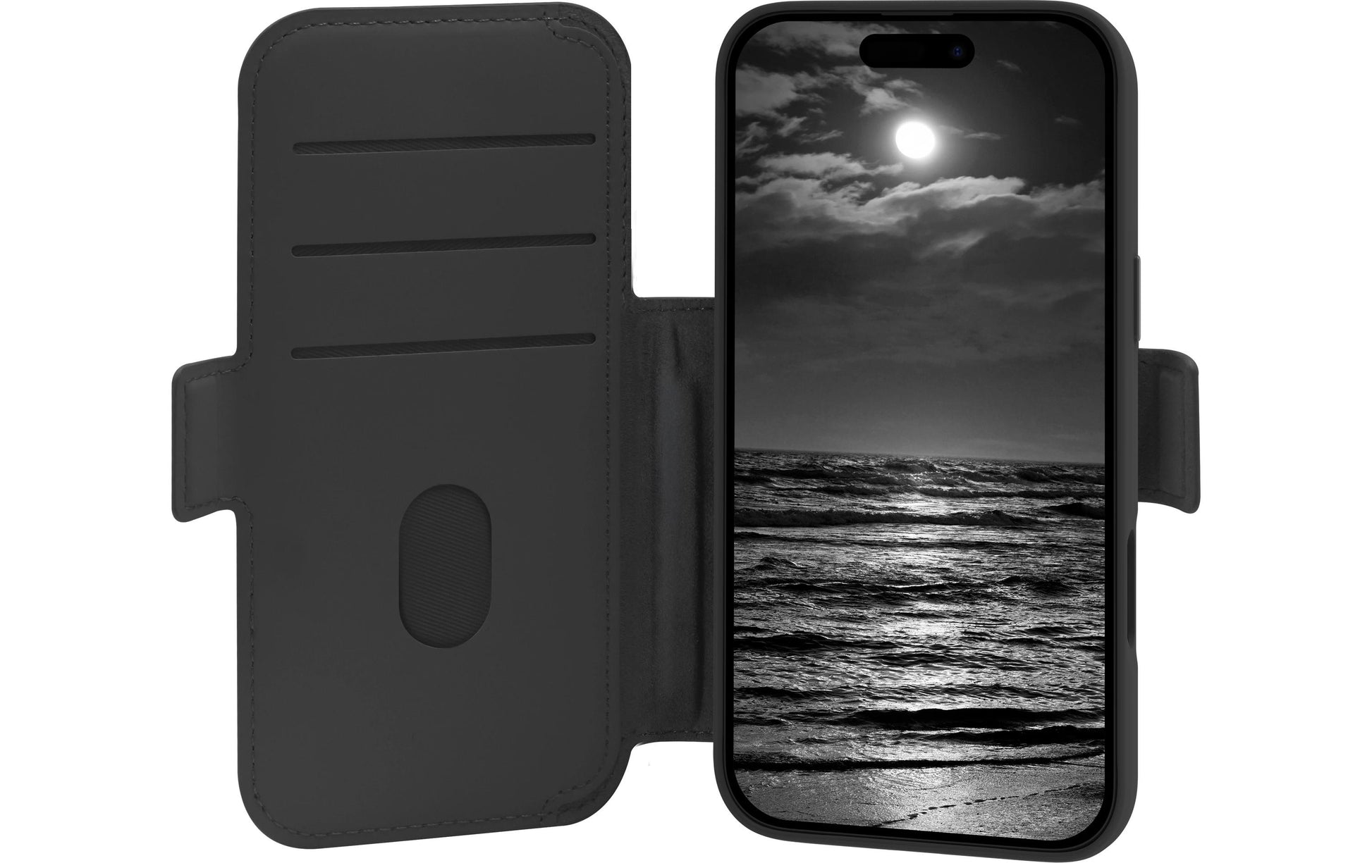 dbramante1928 Lynge MS ICON Wallethülle – für Apple iPhone 17 Pro Max, 3 Kartenfächer, Kunststoff, Schwarz