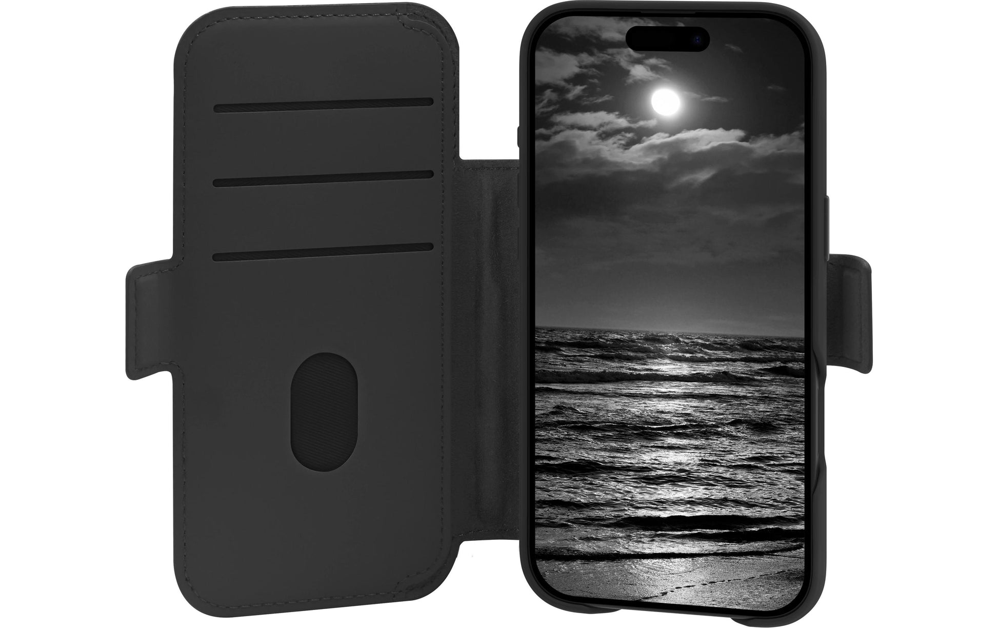 dbramante1928 Lynge MS ICON Wallethülle – für Apple iPhone 17 Air, 3 Kartenfächer, Kunststoff, Schwarz
