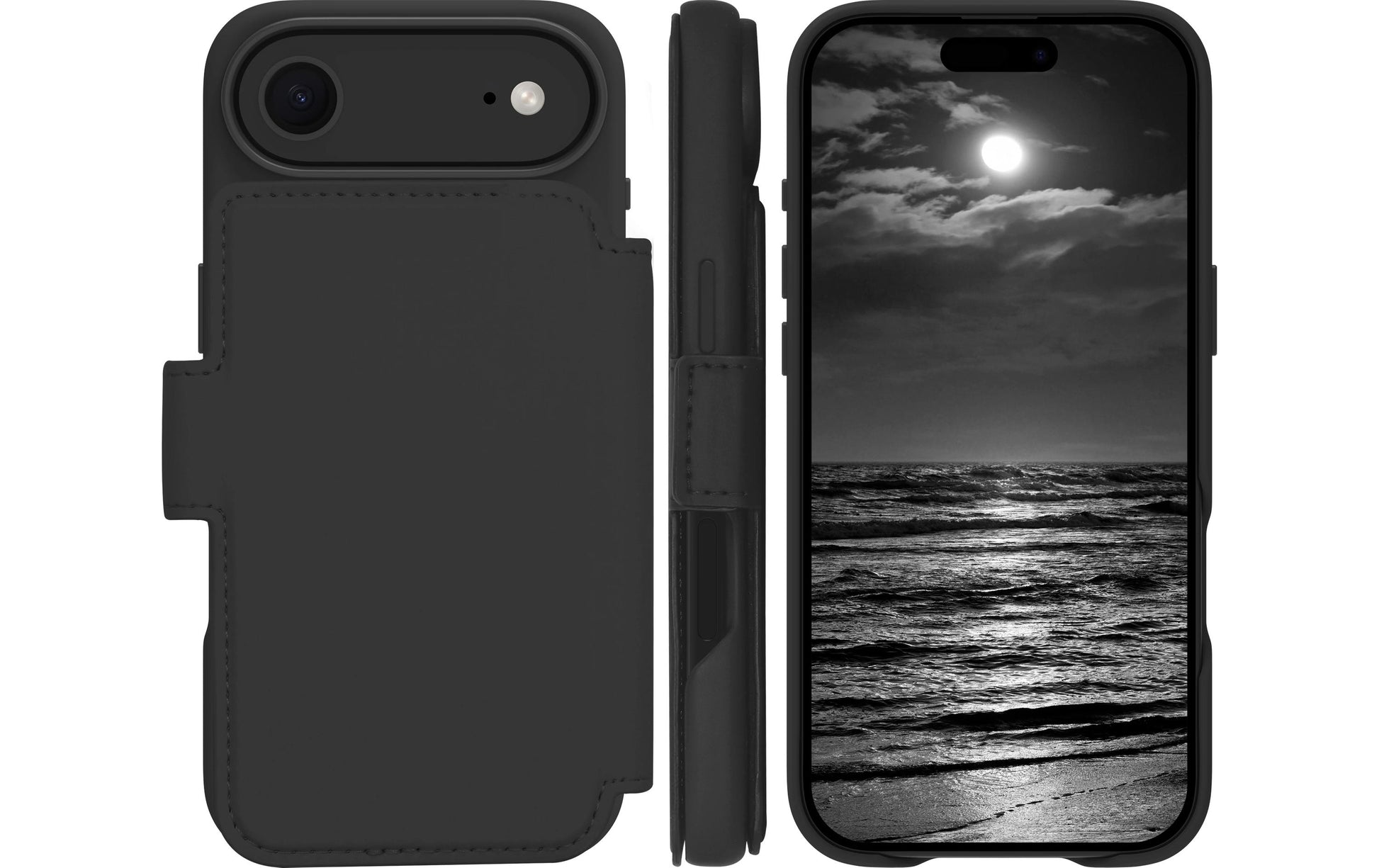 dbramante1928 Lynge MS ICON Wallethülle – für Apple iPhone 17 Air, 3 Kartenfächer, Kunststoff, Schwarz