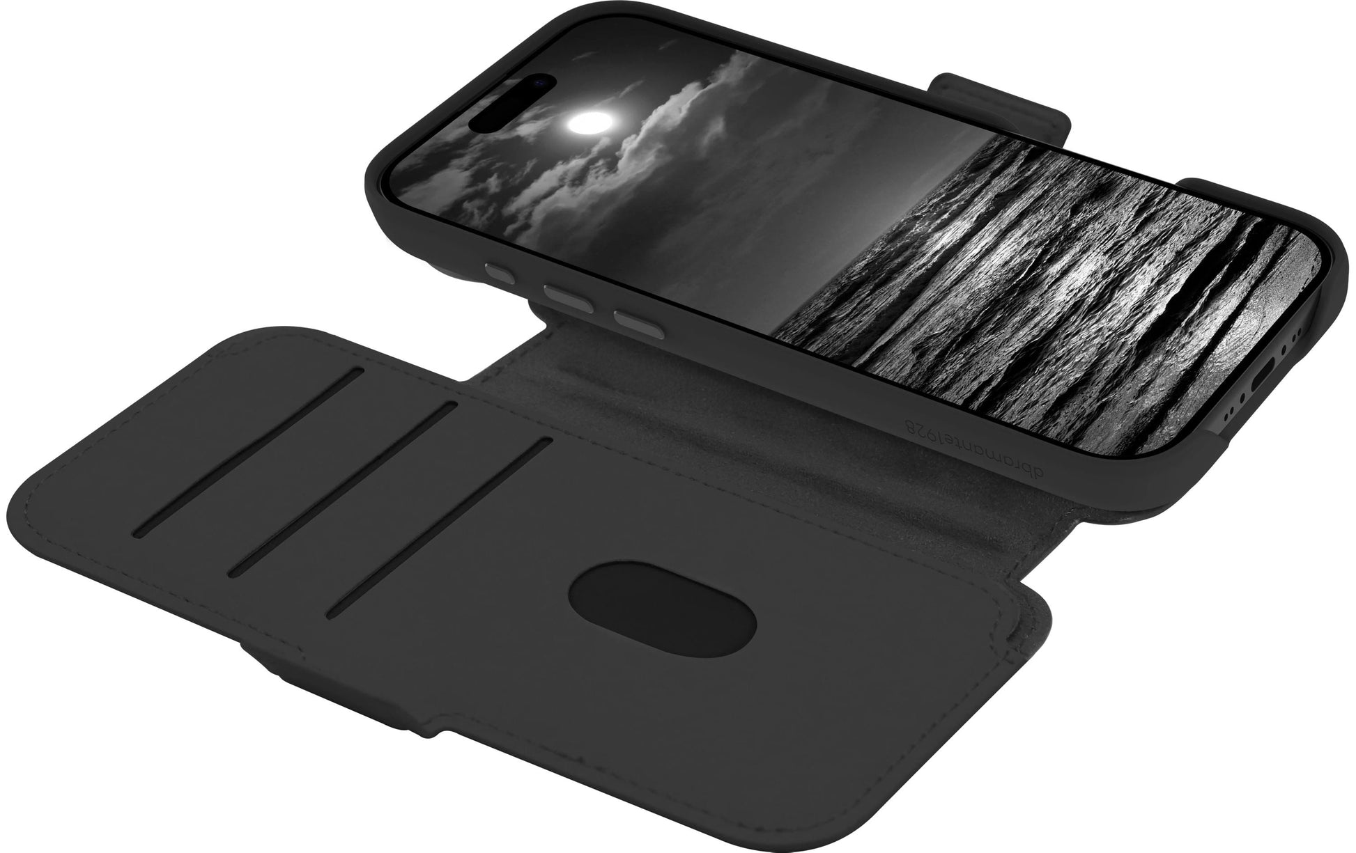 dbramante1928 Lynge MS ICON Wallethülle – für Apple iPhone 17 Air, 3 Kartenfächer, Kunststoff, Schwarz