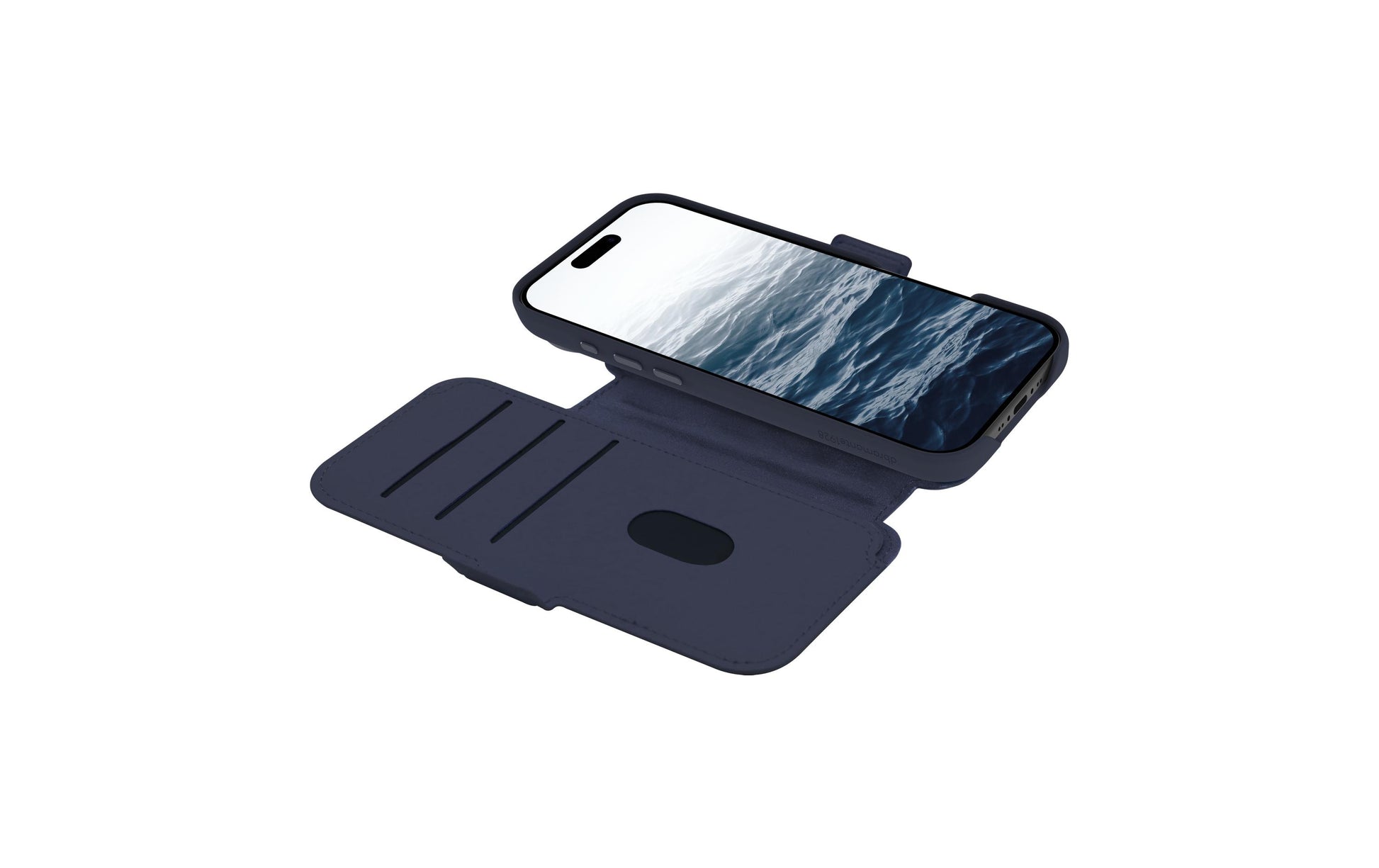 dbramante1928 Lynge MS ICON Wallethülle – für Apple iPhone 17 Air – 3 Kartenfächer, Kunststoff, Deep Water