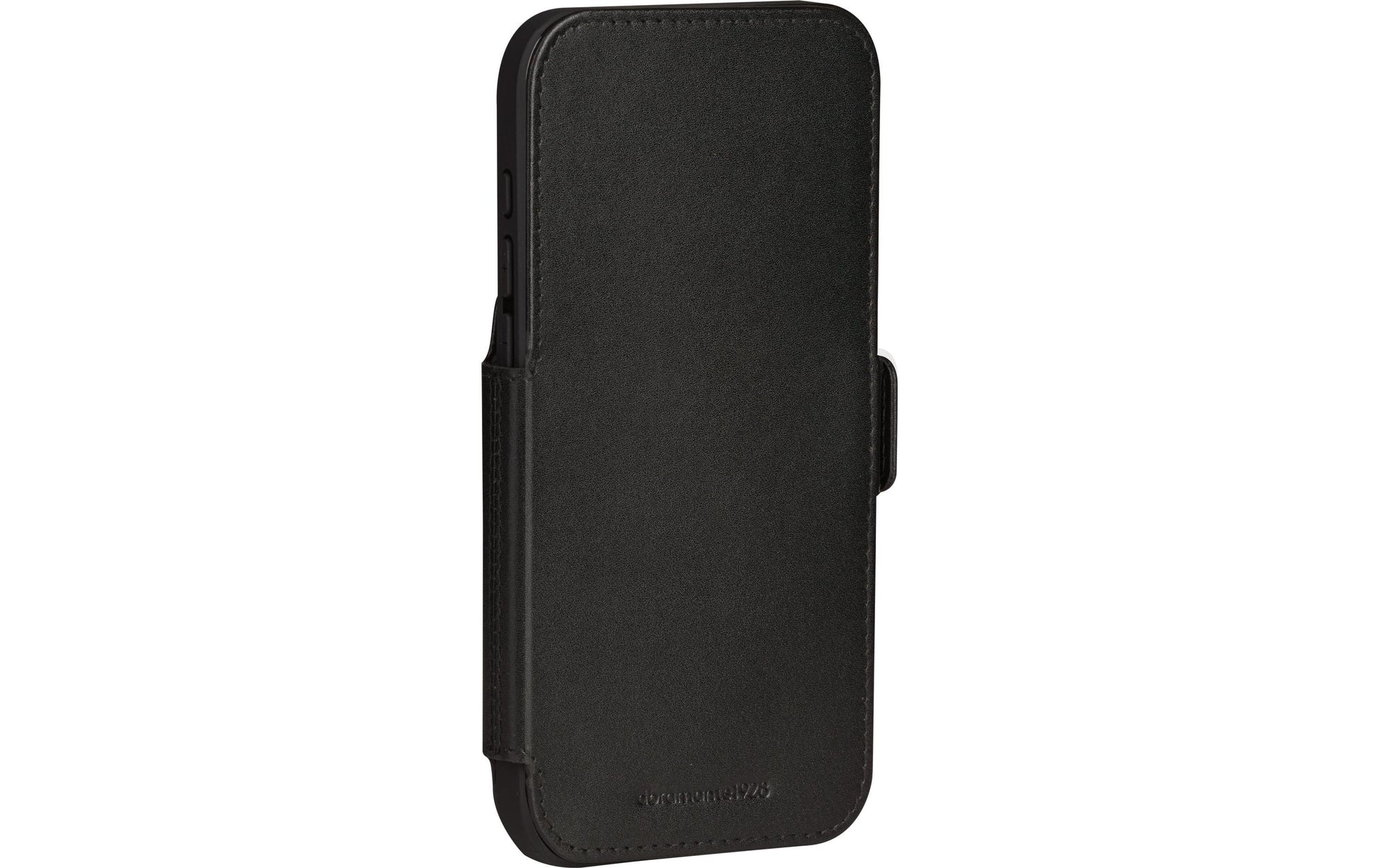 dbramante1928 Copenhagen Wallethülle – für Apple iPhone 17 Pro Max, mit Ständer, 3 Kartenfächer, Leder, Schwarz
