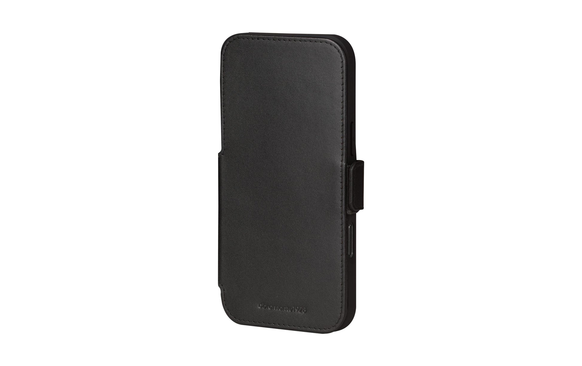 dbramante1928 Copenhagen Wallethülle – für Apple iPhone 17 Pro Max, mit Ständer, 3 Kartenfächer, Leder, Schwarz
