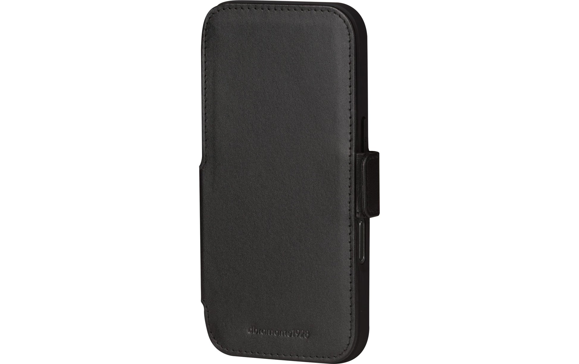 dbramante1928 Copenhagen Wallethülle – für Apple iPhone 17 Pro, mit Ständer, 3 Kartenfächer, Leder, schwarz