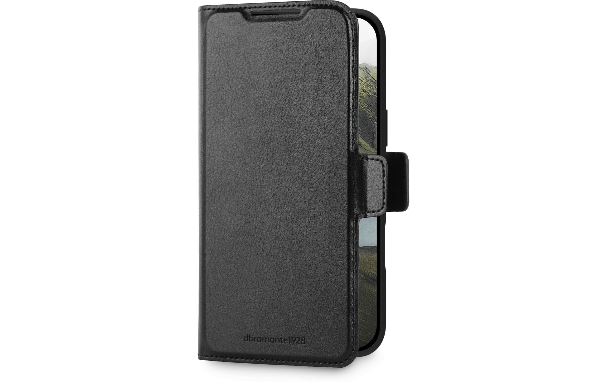 dbramante1928 Wallethülle – für Apple iPhone 17 Pro Max, MagSafe, 3 Kartenfächer, PU, Schwarz