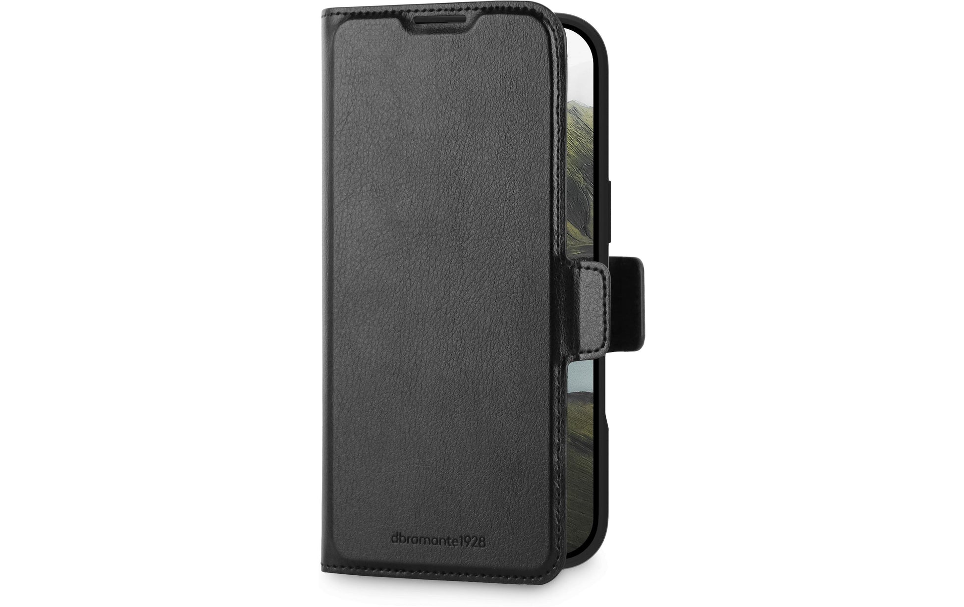 dbramante1928 Folio – für Apple iPhone 17 Air – MagSafe, 3 Kartenfächer, PU + Kunststoff, schwarz