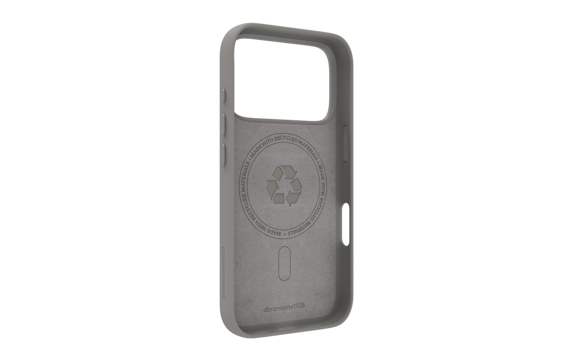 dbramante1928 Roskilde MS ICON Backcover – für Apple iPhone 17 Pro, MagSafe, Kunststoff, Grau