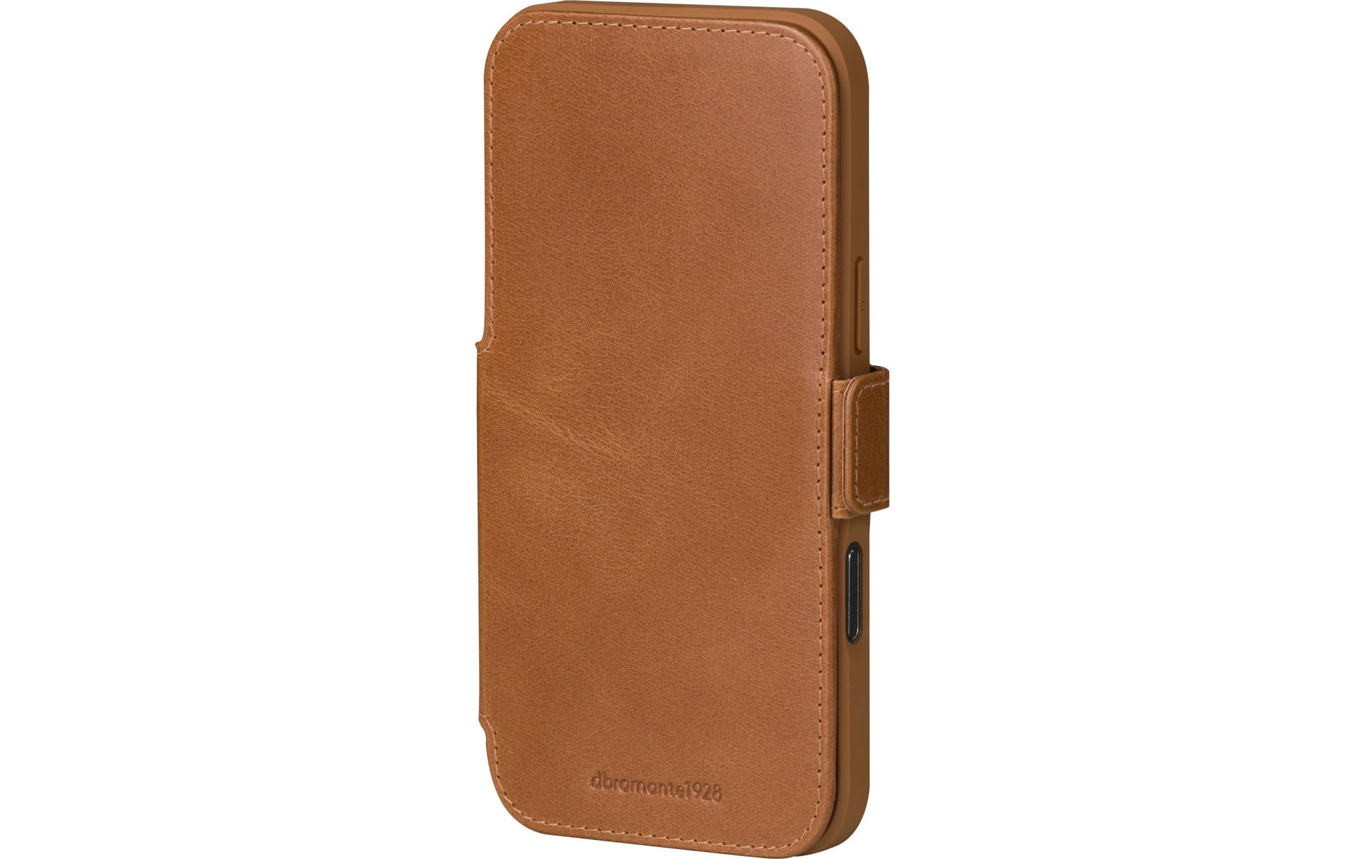 dbramante1928 Copenhagen Wallethülle – für Apple iPhone 17 Pro Max, mit Ständer, 3 Kartenfächer, Leder, Beige
