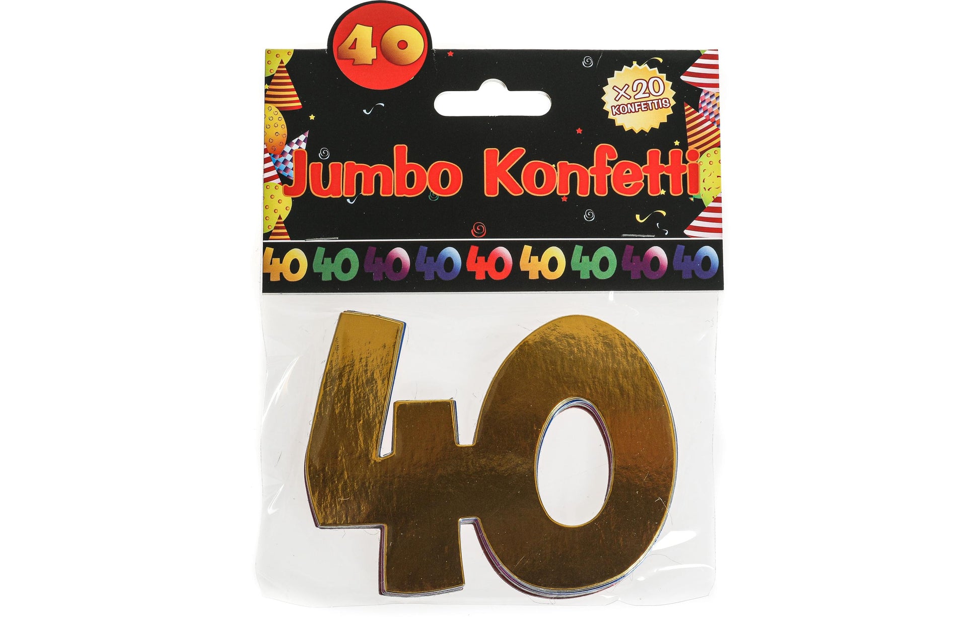 Trendcompany Partykonfetti Kanone Geburtstag – mehrfarbig – 7,5 × 10 cm – Pappe – 20 Stk
