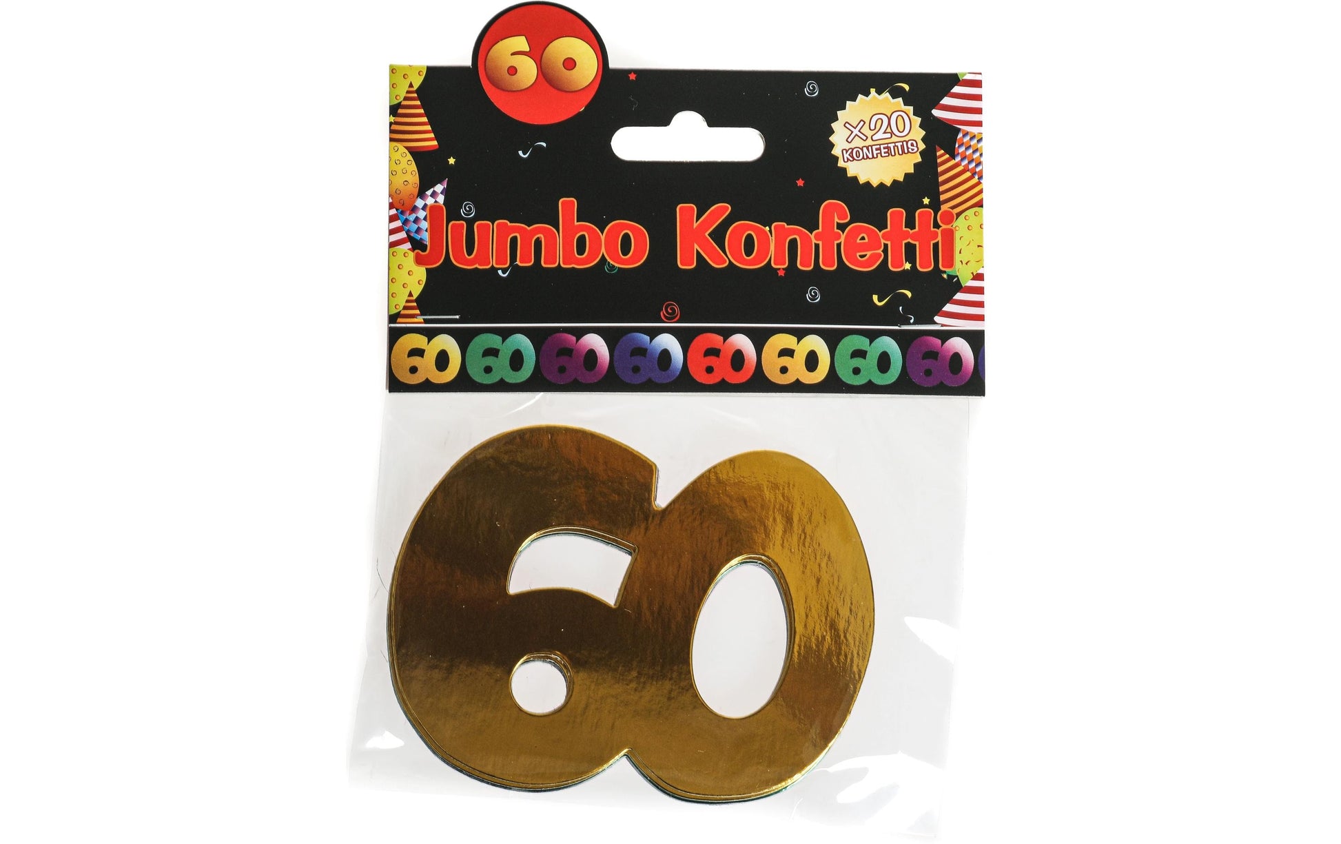 Trendcompany Partykannonen Geburtstag – Mehrfarbig – 7,5 × 10 cm – Papier – 20 Stk