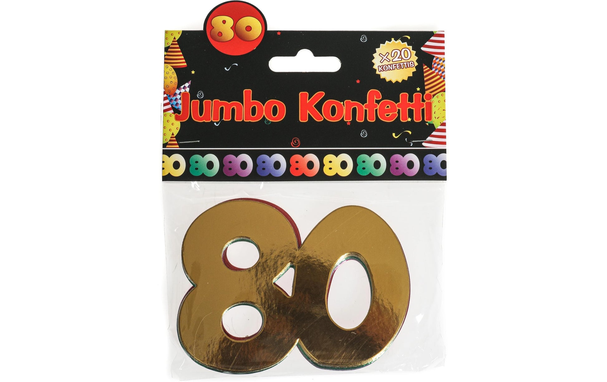 Trendcompany Partykonfetti Kanone Geburtstag – Mehrfarbig – 7,5 × 10 cm – Papier – 20 Stk