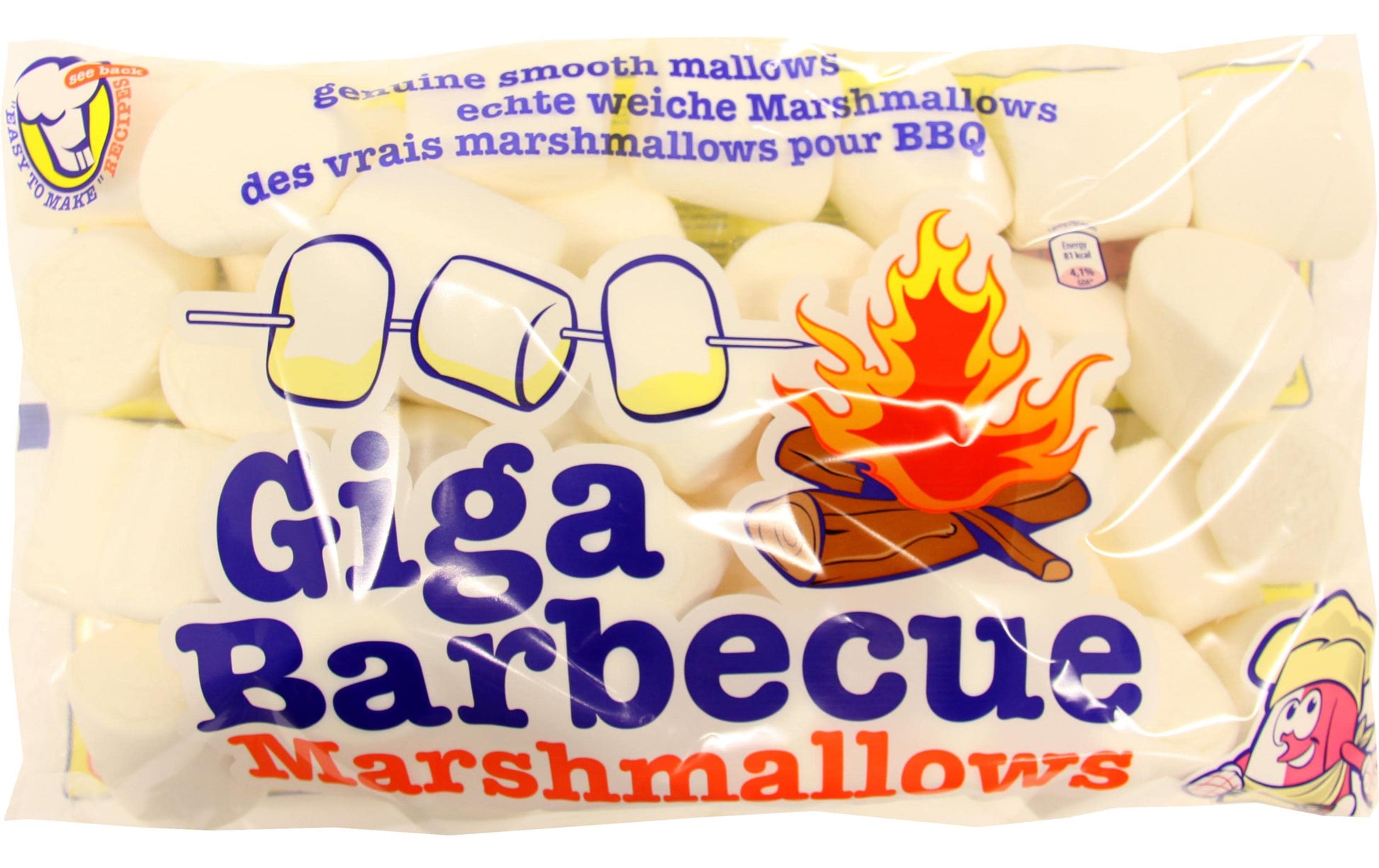 Mr. mallo Super BBQ Mallows Marshmallows – weiss – 750 g