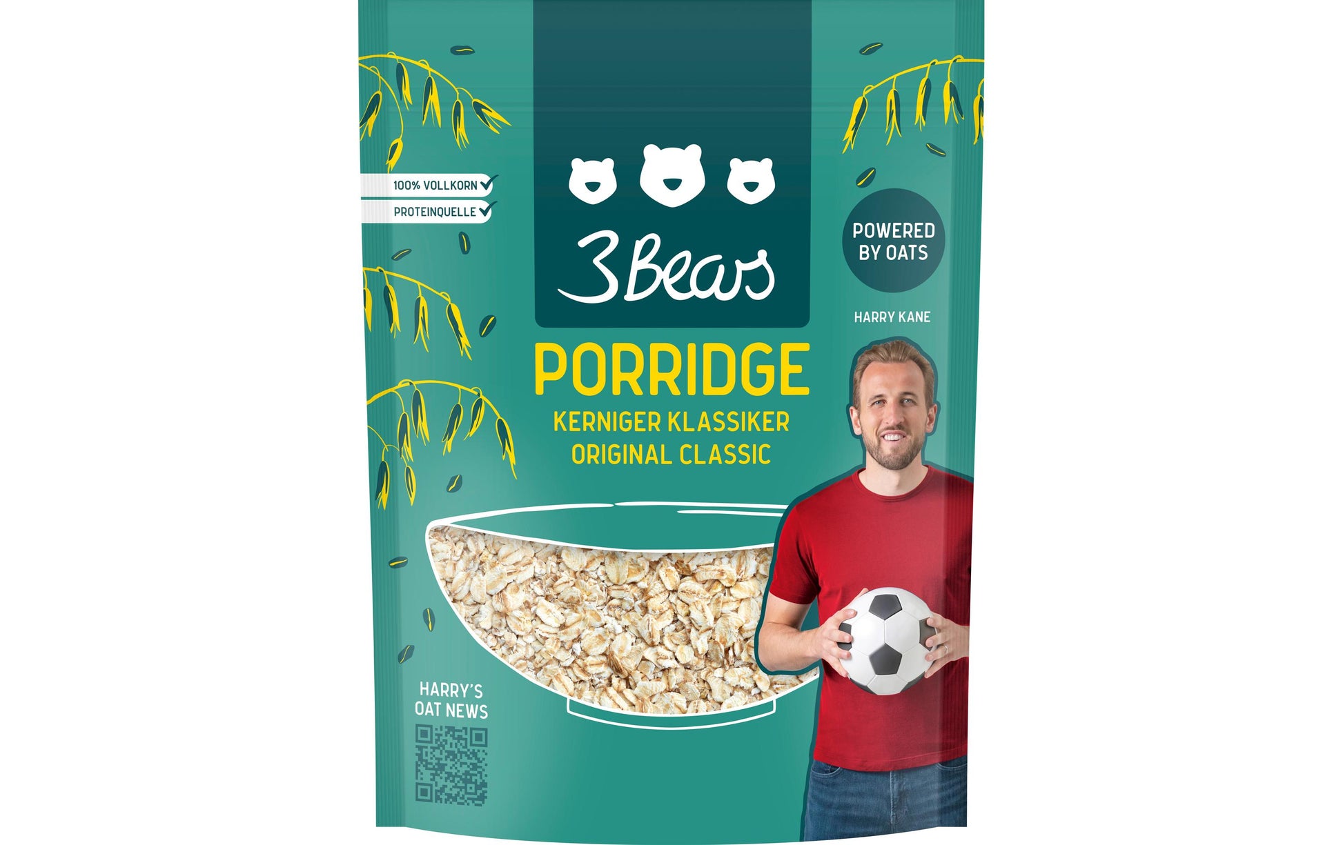 3Bears Porridge Kerniger Klassiker – Vollkorn, Vegan – 400 g