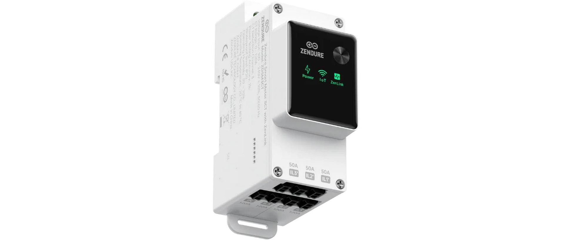 Zendure Smart Meter 3CT – Stromüberwachungssystem, LAN/WLAN, mit CT-Klemme