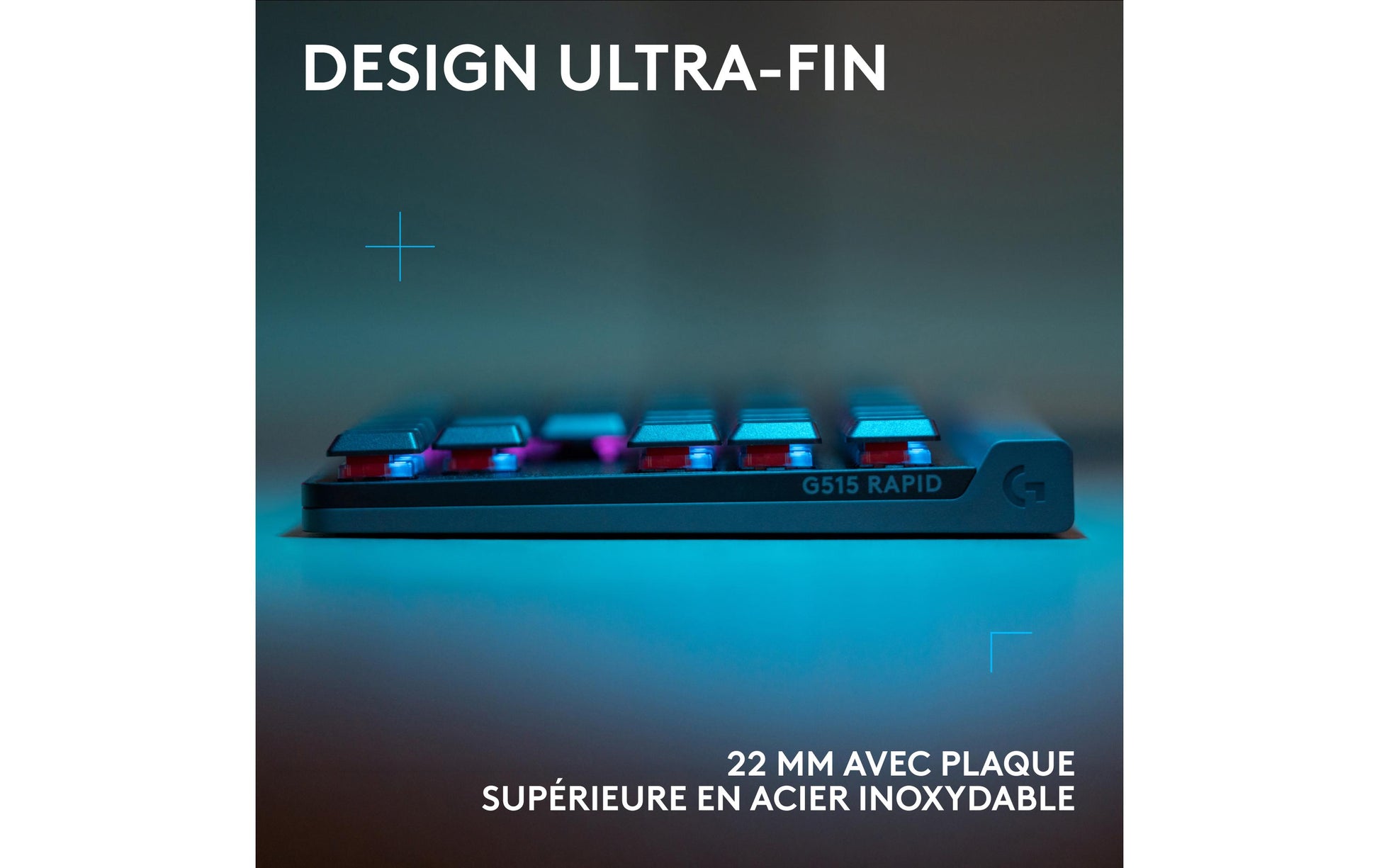 Logitech G515 RAPID TKL – Tastatur, kabelgebunden (USB-A), CH-Layout (DE-CH), TKL (ohne Ziffernblock)