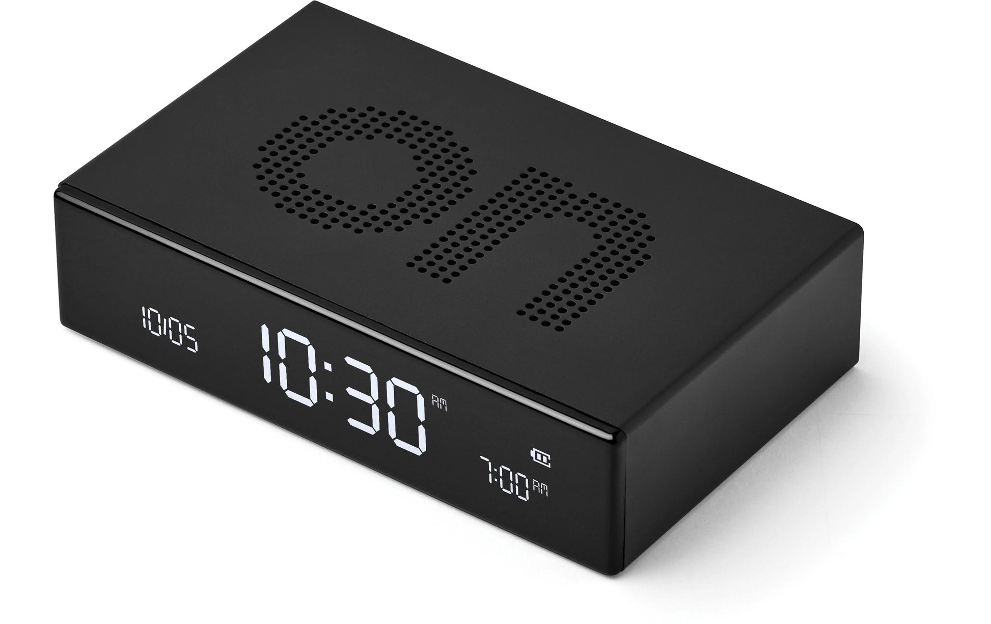 LEXON Digitalwecker – Flip Premium, LCD, Schwarz