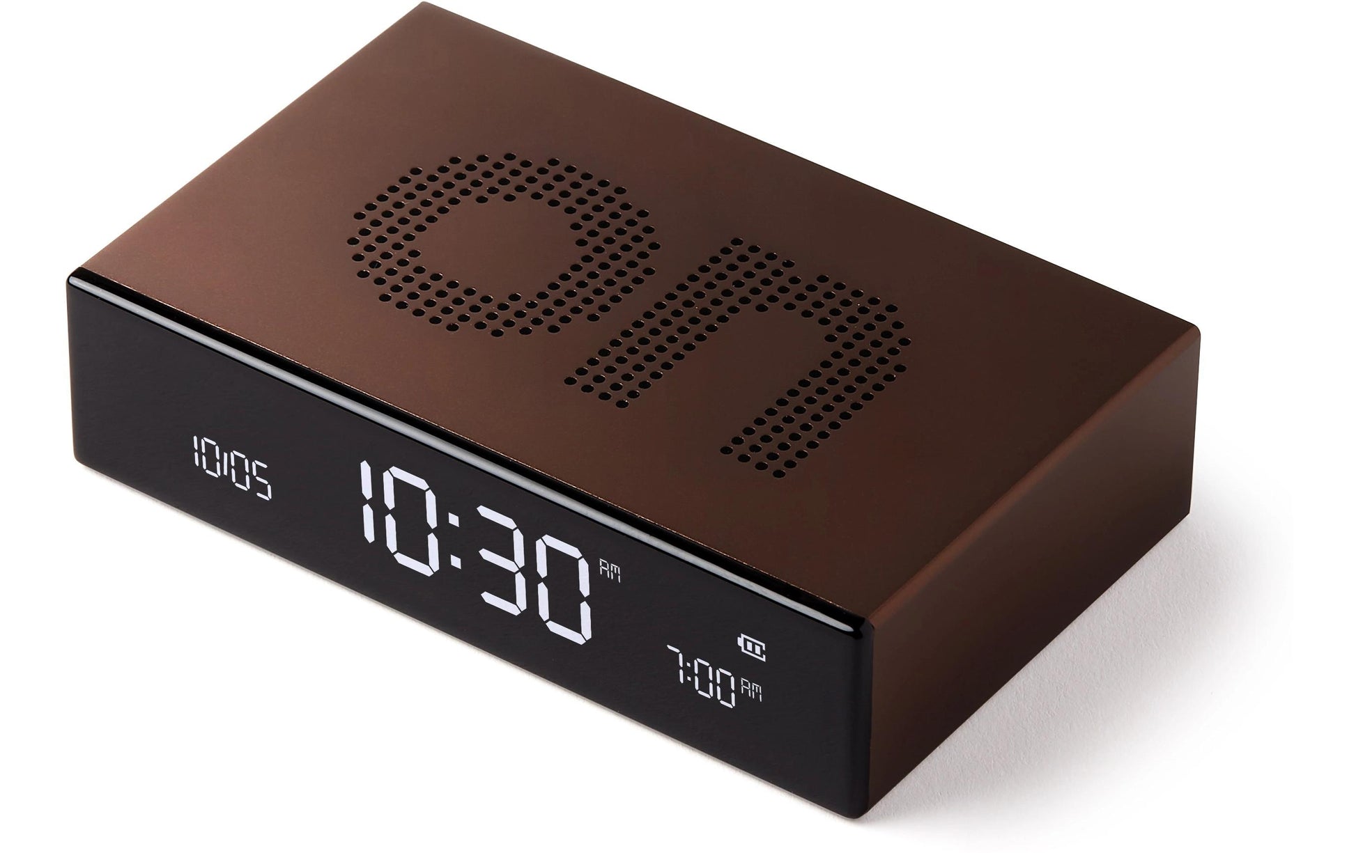 LEXON Digitalwecker Flip Premium – LCD, Bronze