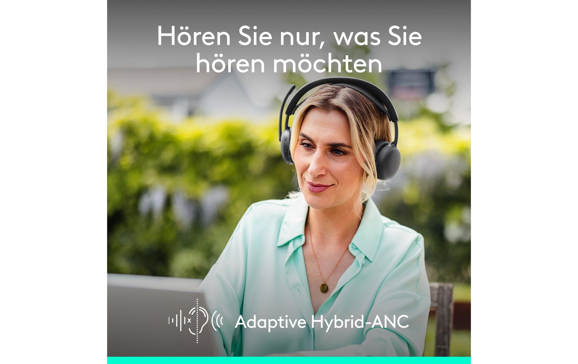 Logitech Zone Wireless 2 – Duo Over-Ear Headset – Bluetooth, mit Geräuschunterdrückung – Graphit – bis 20 h