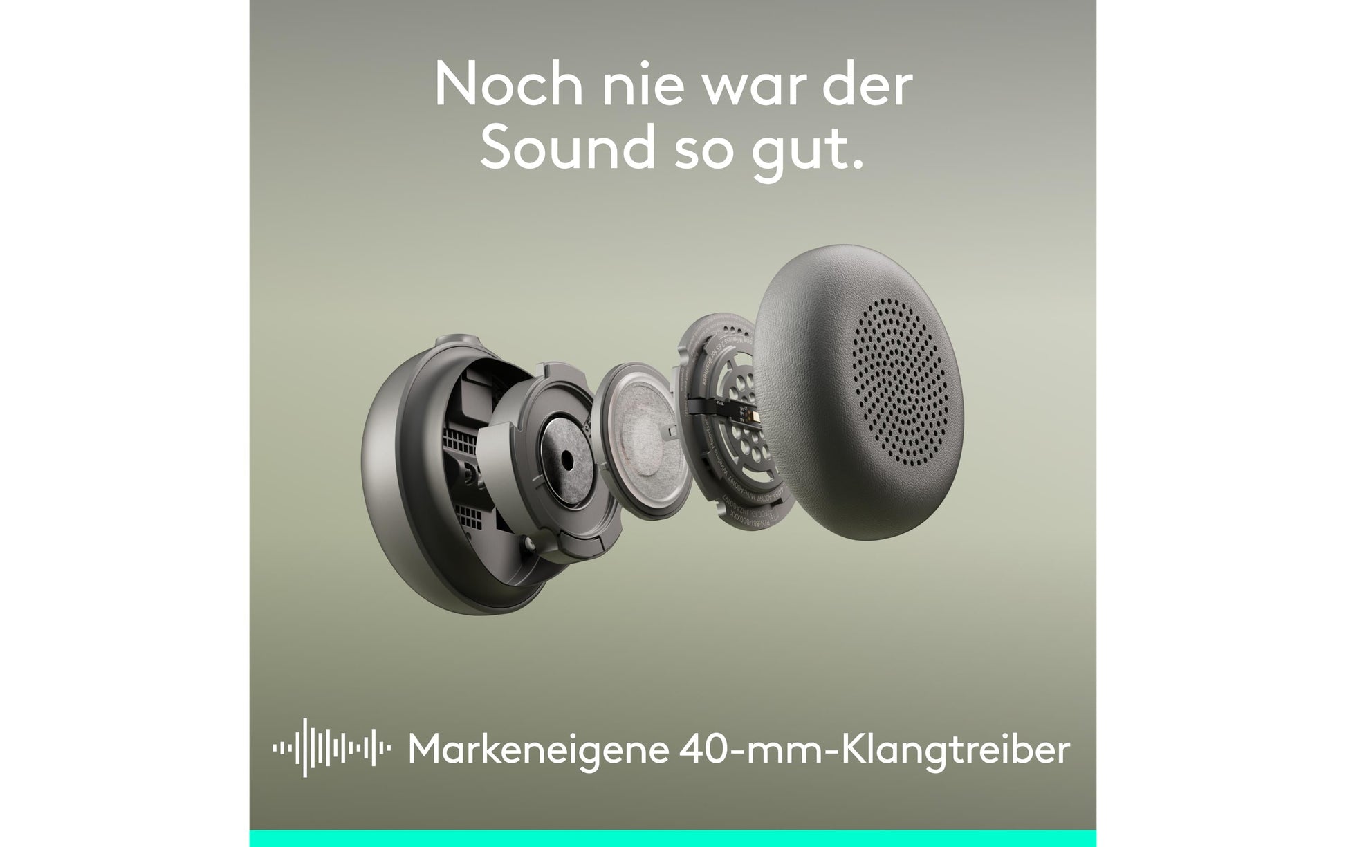 Logitech Zone Wireless 2 – Duo Headset – Bluetooth – Geräuschunterdrückendes Mikrofon – Offwhite – bis 20 h