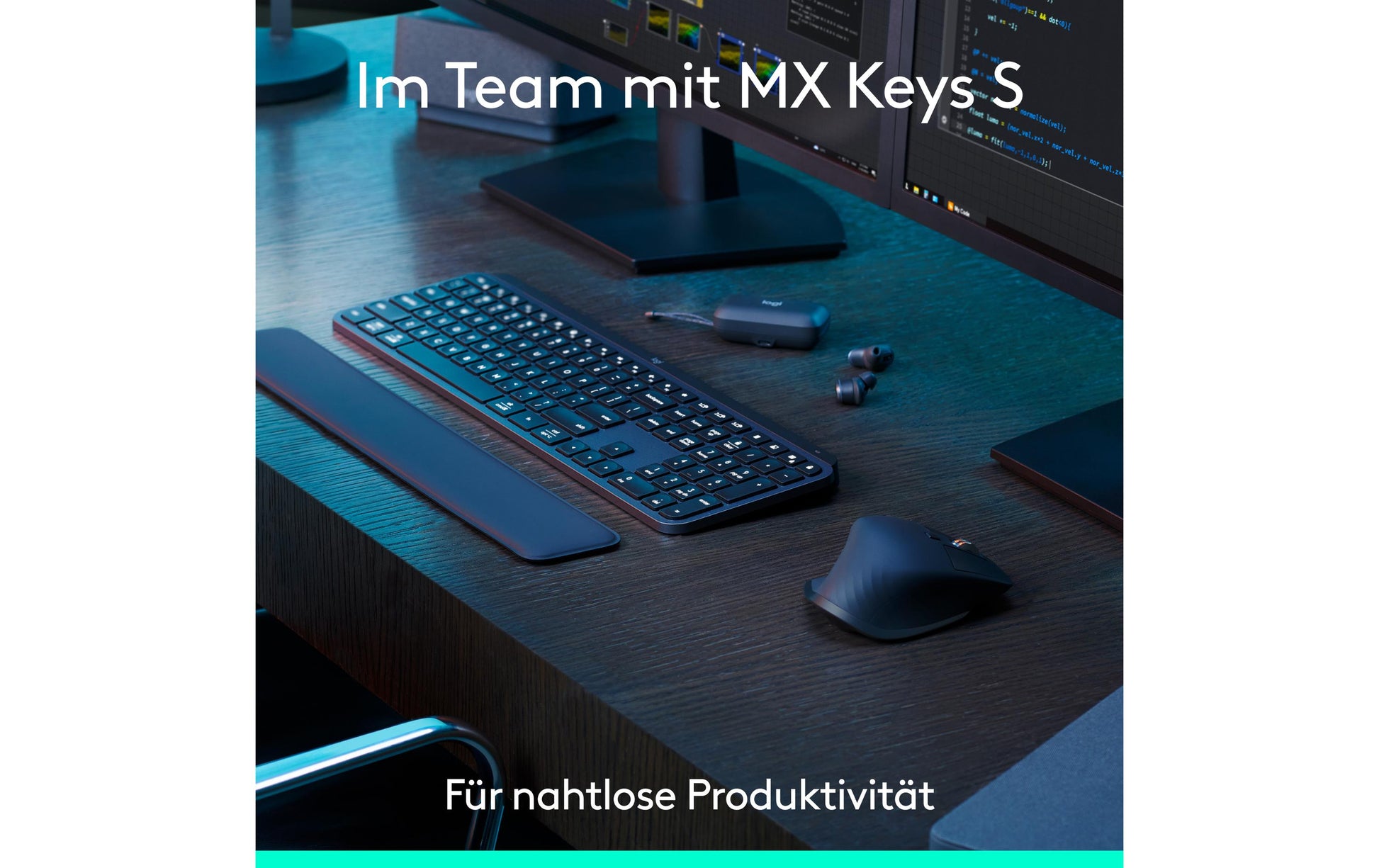 Logitech MX Master 3S Bluetooth Edition Maus – kabellos, USB-A, für Rechtshänder, grau/graphit