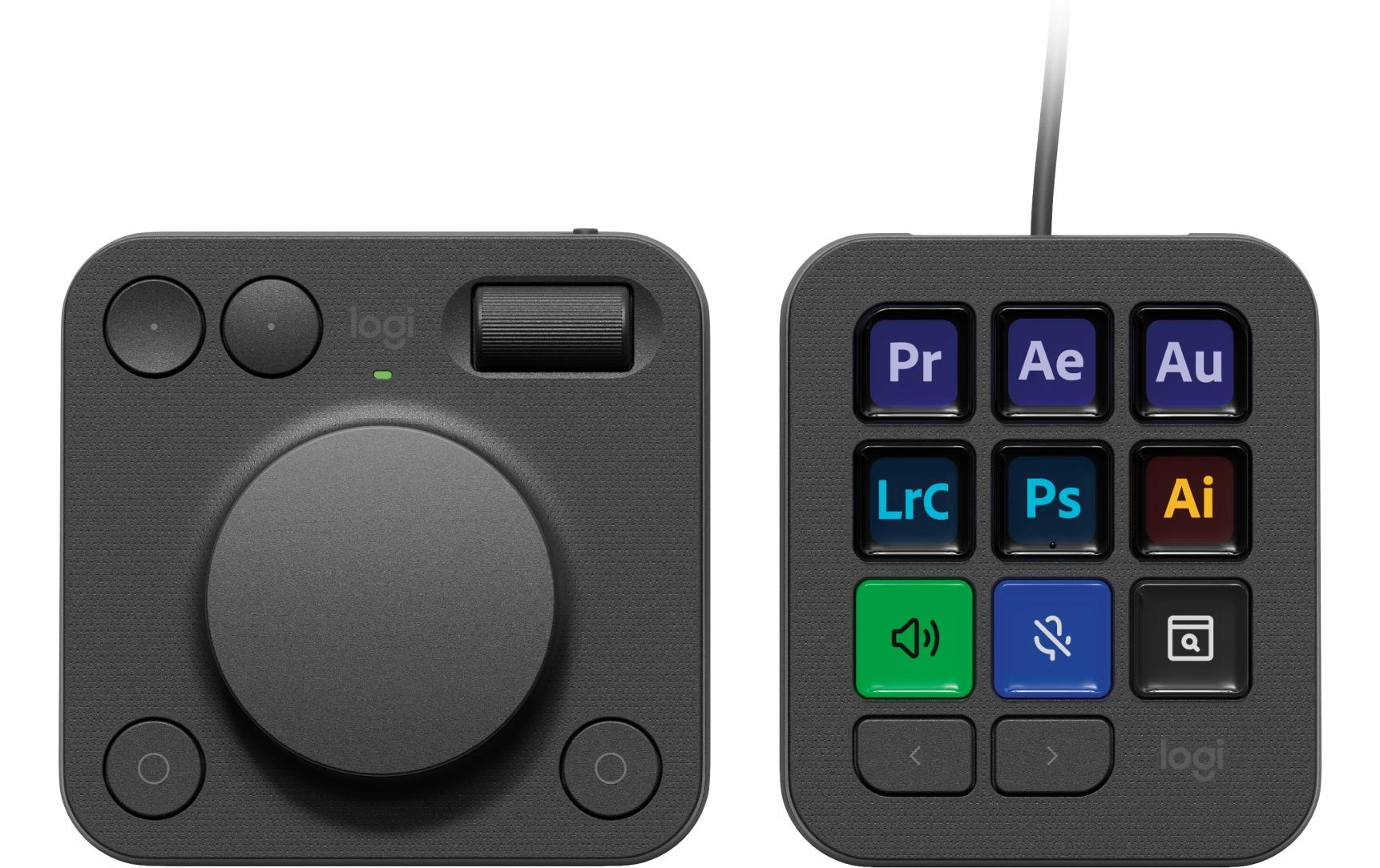 Logitech MX Creative Console – Tastatur, Grau
