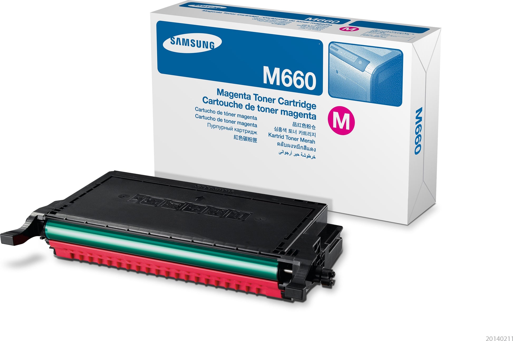 HP Samsung – Toner CLP-M660A – Magenta, 2000 Seiten – für Samsung CLP-610ND, CLP-611NDK, CLP-611NDKG und andere