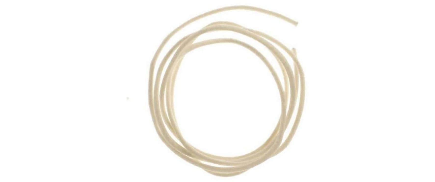 GLOREX Kerzendocht, Flachdocht, Weiss, 8,6 × 14,5 × 2 cm, 1 Stk., 686206