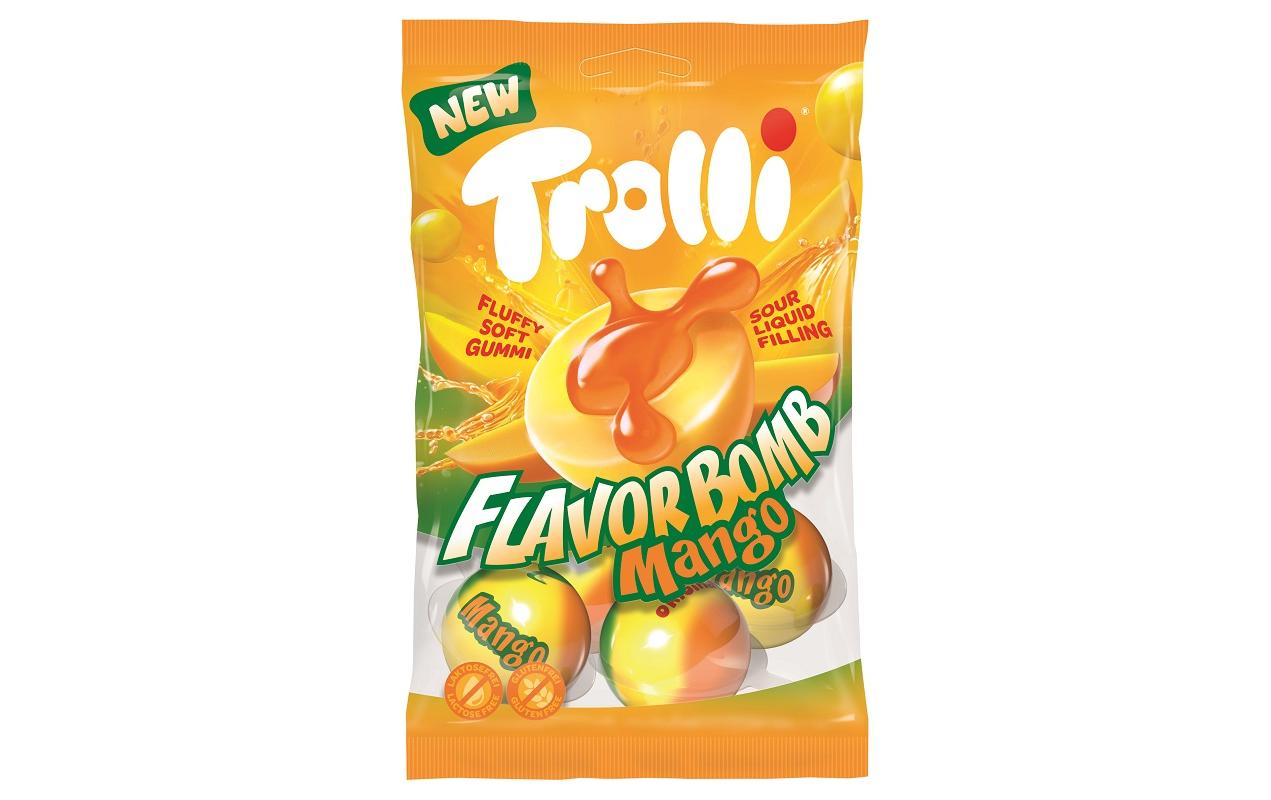 Trolli Favorbomb Gummibonbons – Mango – 75 g