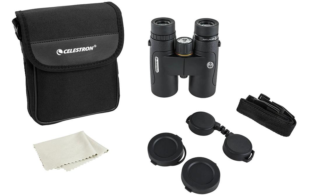 Celestron Fernglas Nature DX ED – 10×42 – Dachkant – Wasserdicht – Schwarz