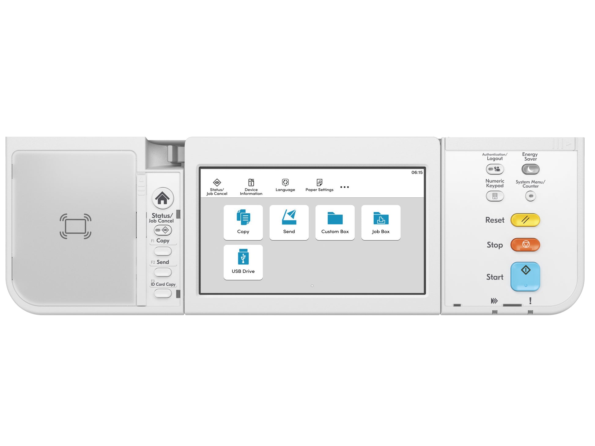 Kyocera ECOSYS MA4500ix – S/W Laser-MFP A4, 3-in-1 – USB/LAN – Duplex, Duplex-ADF, 75 Blatt ADF – 45 ppm S/W