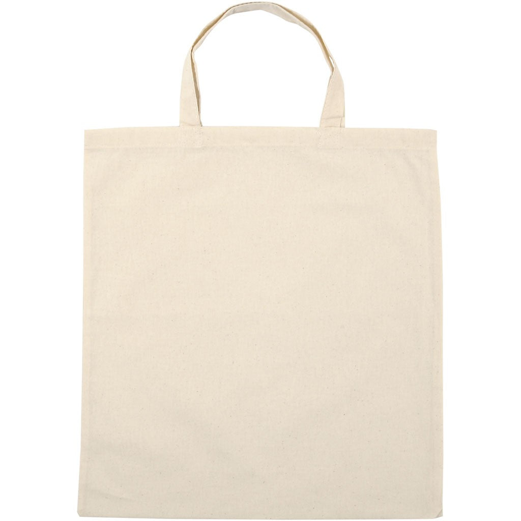 Creativ Company Stofftasche, Baumwolle, Beige, 380×420 mm – 5 Stück