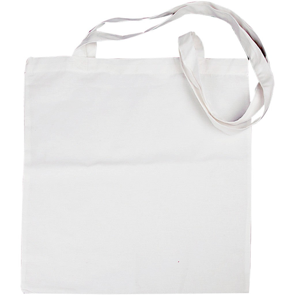 Creativ Company Baumwollstofftasche, Weiss, 380×420 mm
