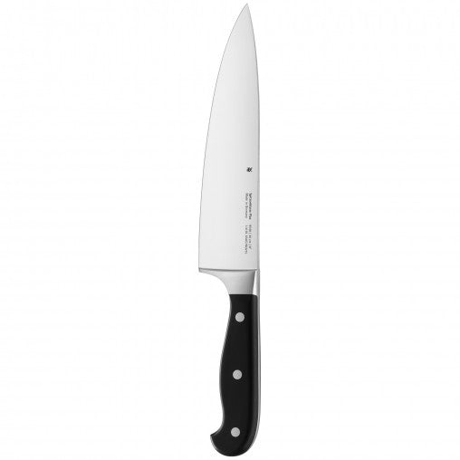 WMF Spitzenklasse Plus – Kochmesser 20 cm, Edelstahl (Cromargan), Kunststoffgriff, schwarz