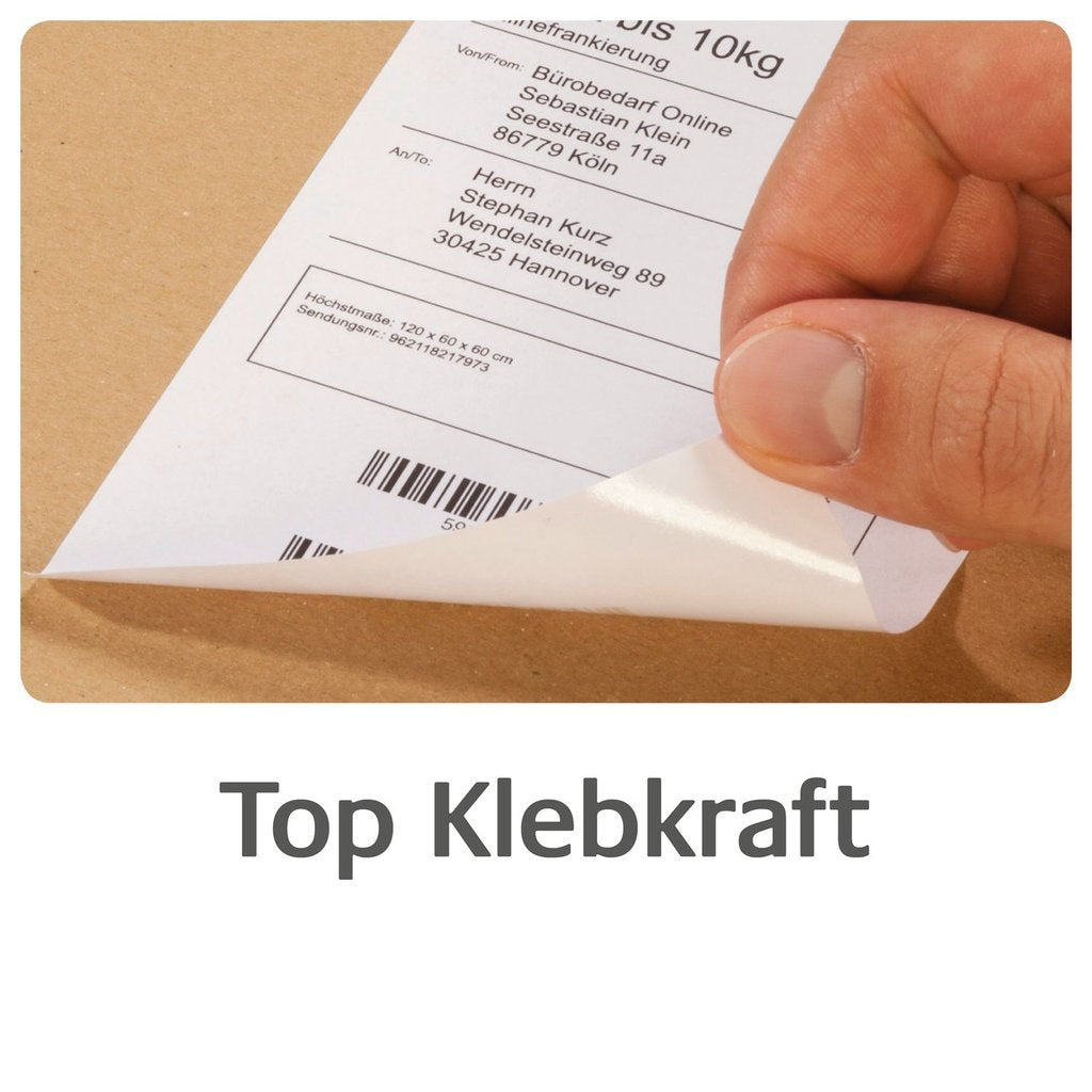 AVERY Zweckform TD8050-25 – Etiketten (Rolle) 102 × 152 mm – Papier – Thermotransfer – 2 Rollen (950 Stk.)