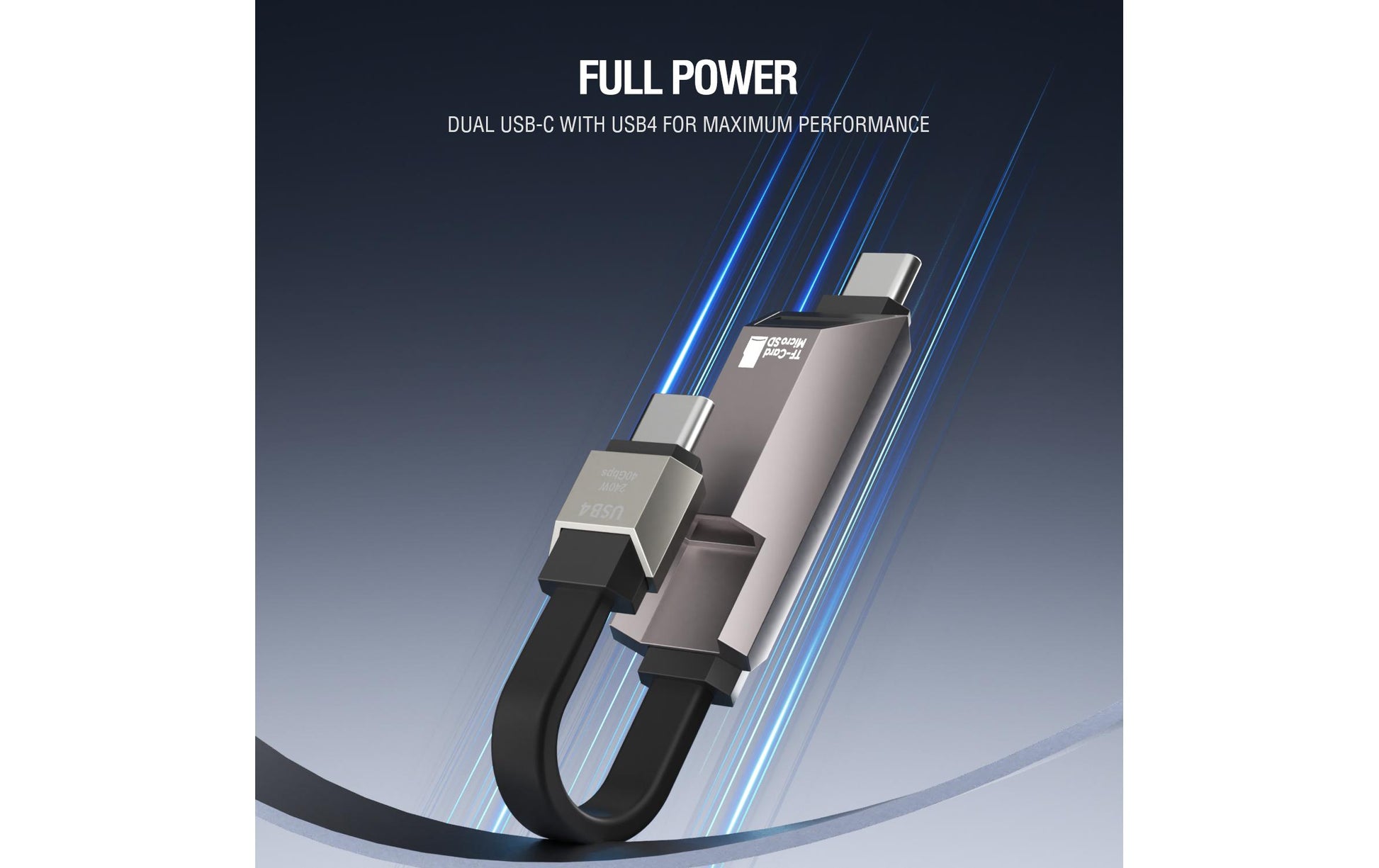 4smarts USB-Kabel, USB-C zu USB-C, 0,14 m, USB4, Lade-/Datenkabel, für Laptop, Smartphone, Tablet