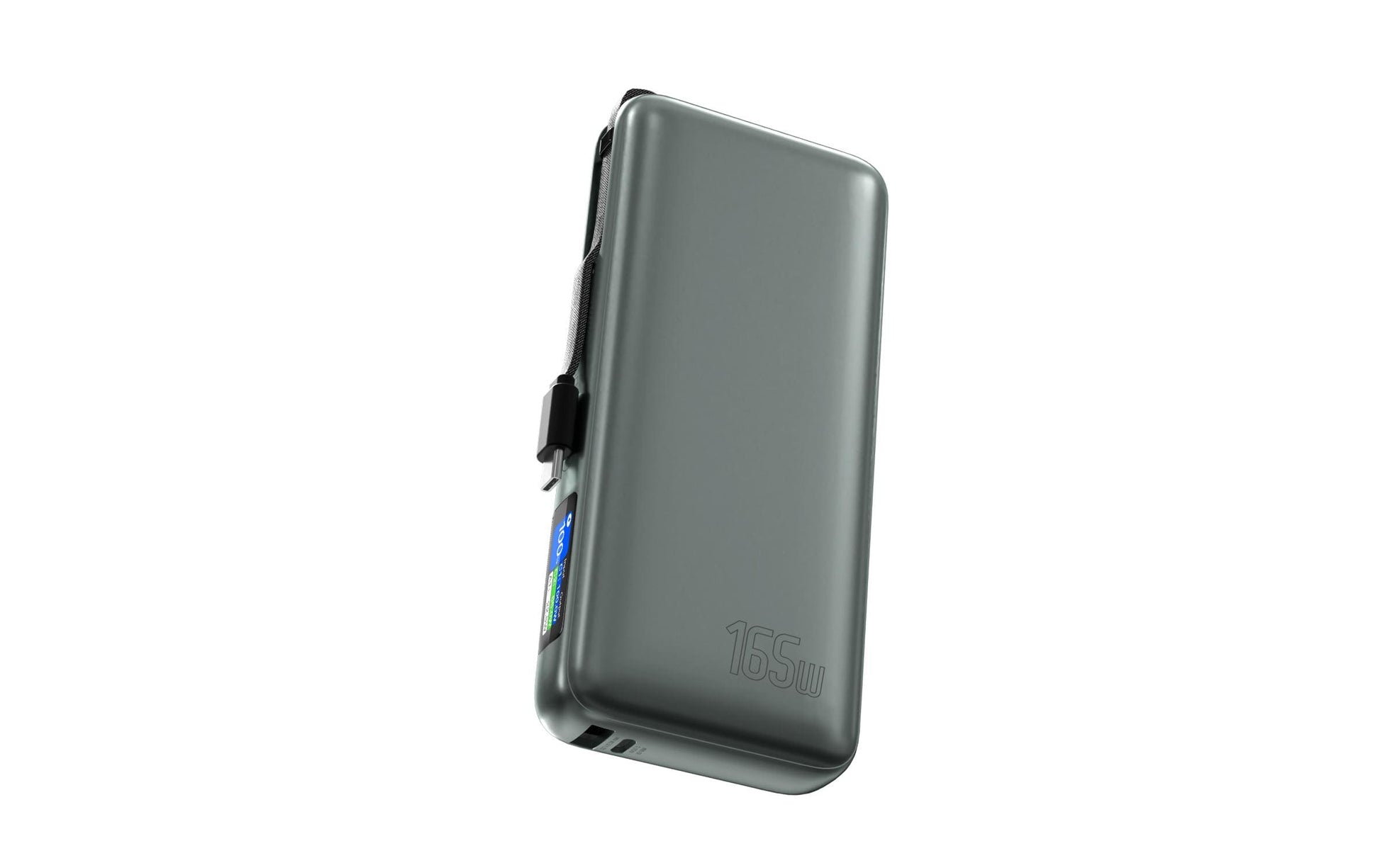4smarts Powerbank 20000 mAh, PD 165 W, für Nintendo Switch, Laptop, Smartphone, Grau