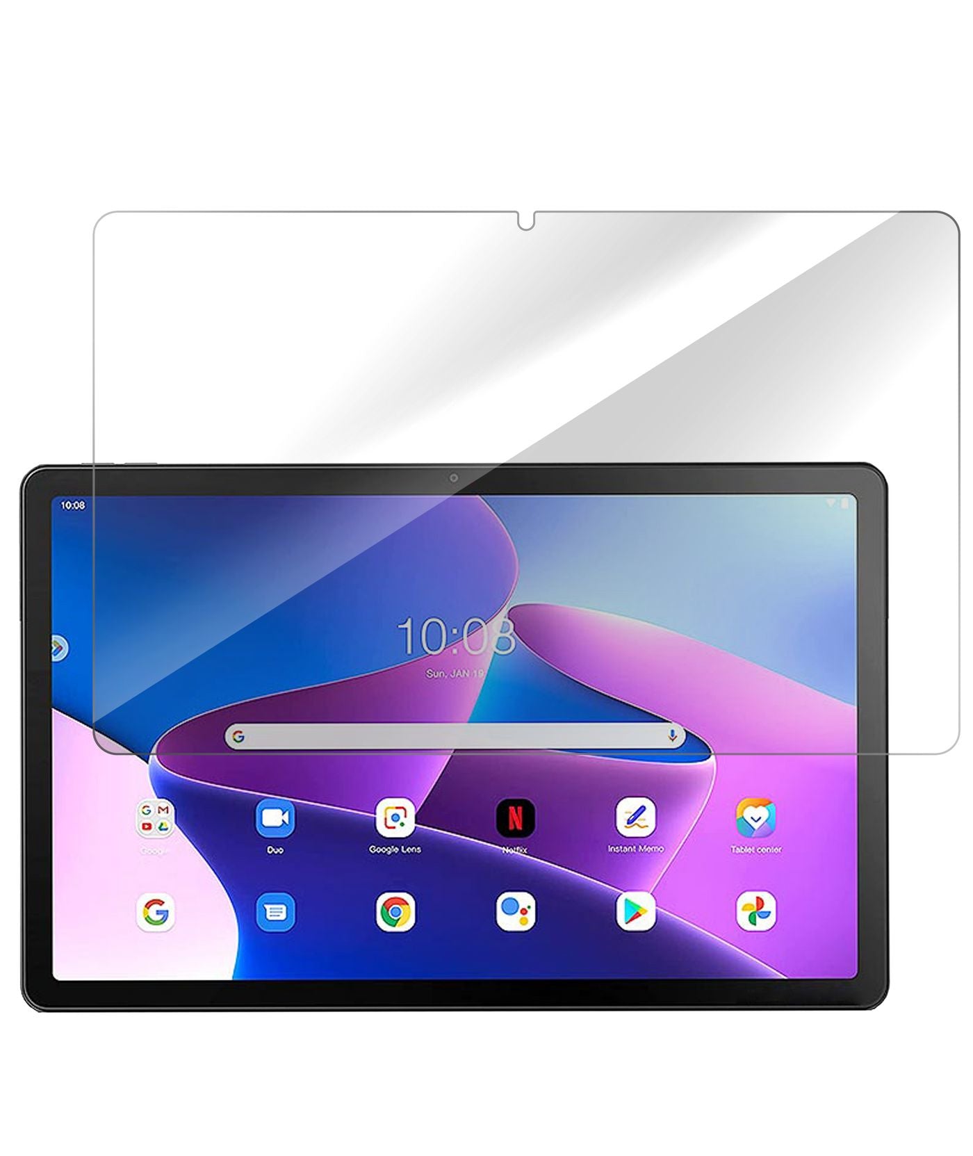 eSTUFF Panzerglas für Lenovo Tab M10 3. Gen. – 9H, kratzresistent