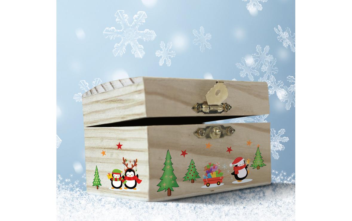 HERMA Schmucketiketten Decor Weihnachten – 84 × 120 mm – mehrfarbig – 10 Stk.