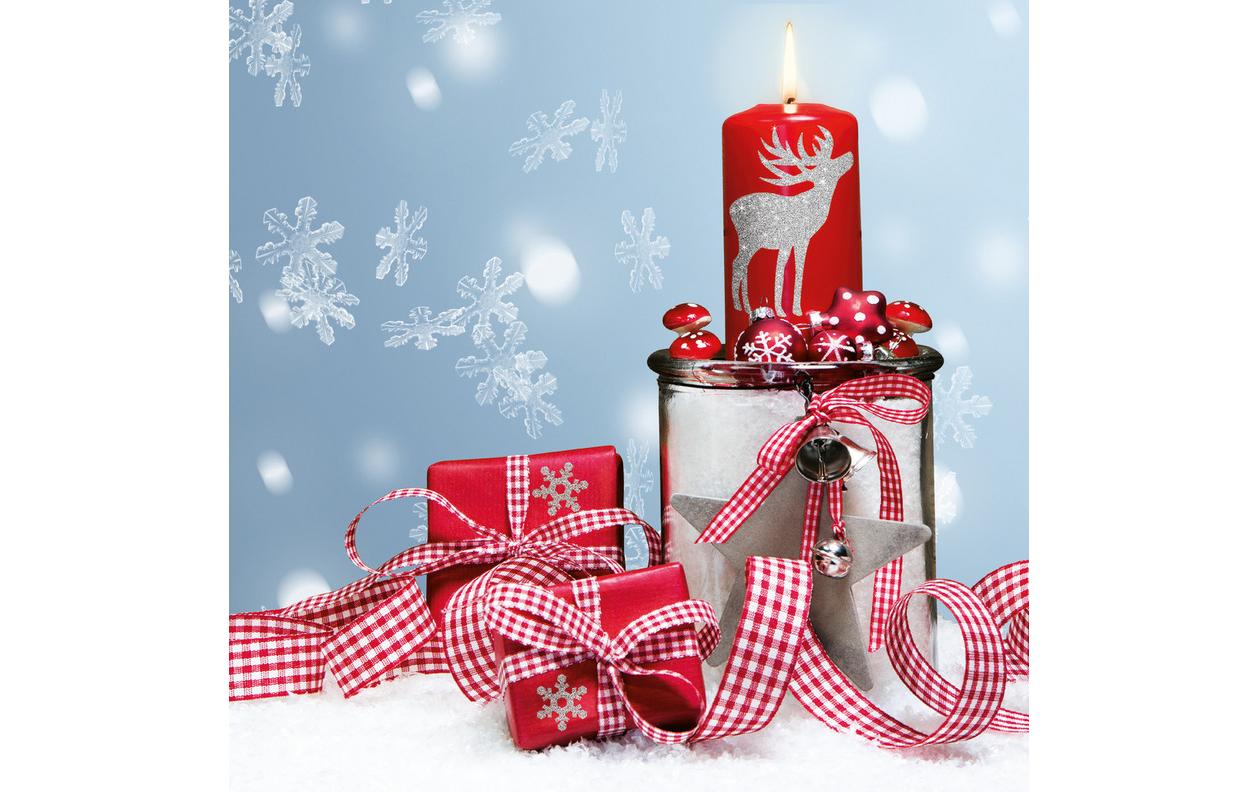 HERMA Schmucketiketten Decor Weihnachten – 84 × 120 mm – mehrfarbig – 10 Stk.