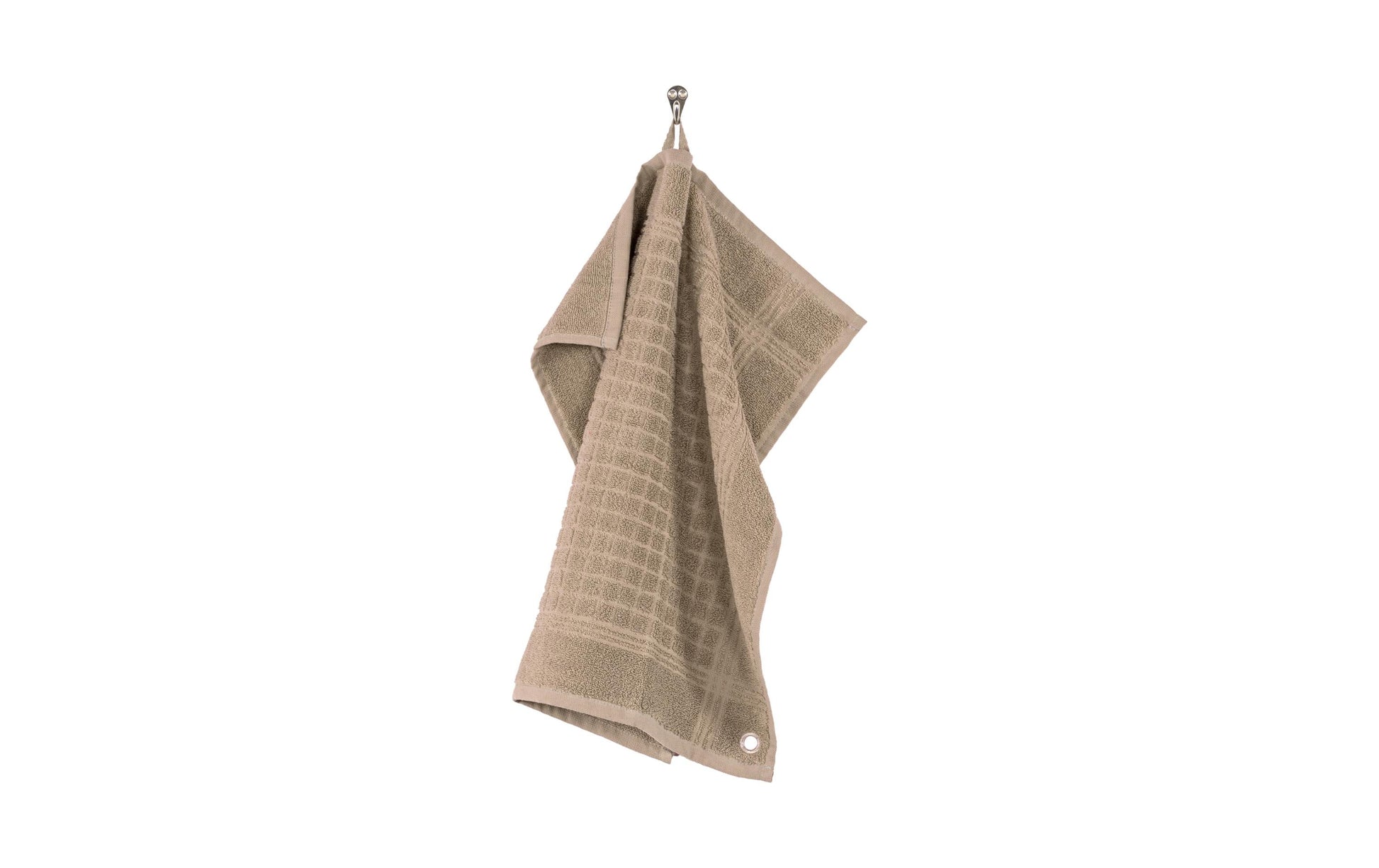 Tiseco Geschirrtücher 2er-Set, 50 × 50 cm, Baumwolle, Taupe