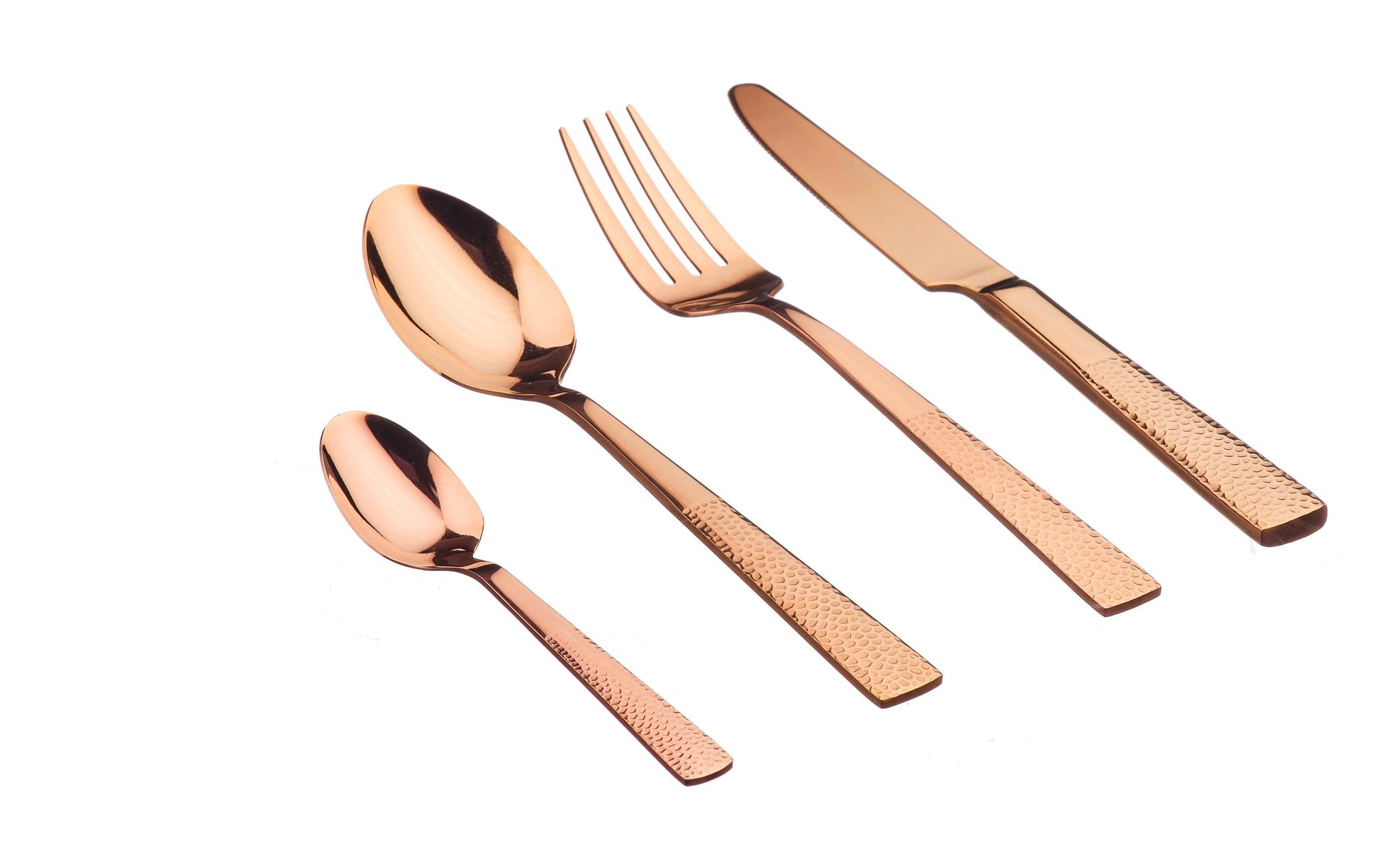 Björn Besteck-Set FINN – 24-teilig, für 6 Personen, Edelstahl 18/0, Kupfer